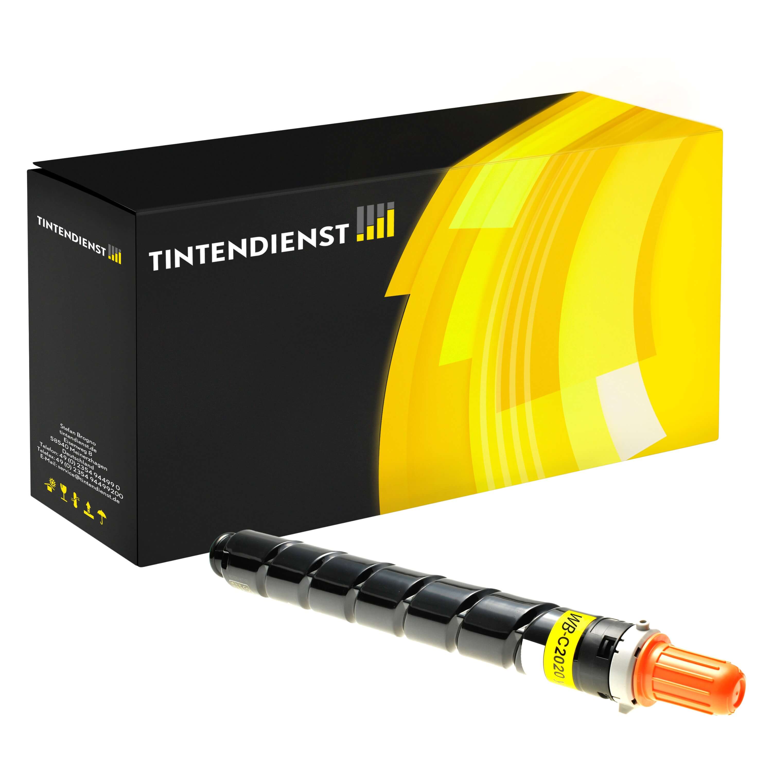 Toner kompatibel für Canon IR-C 2020 i (3785B002 / C-EXV34) Gelb