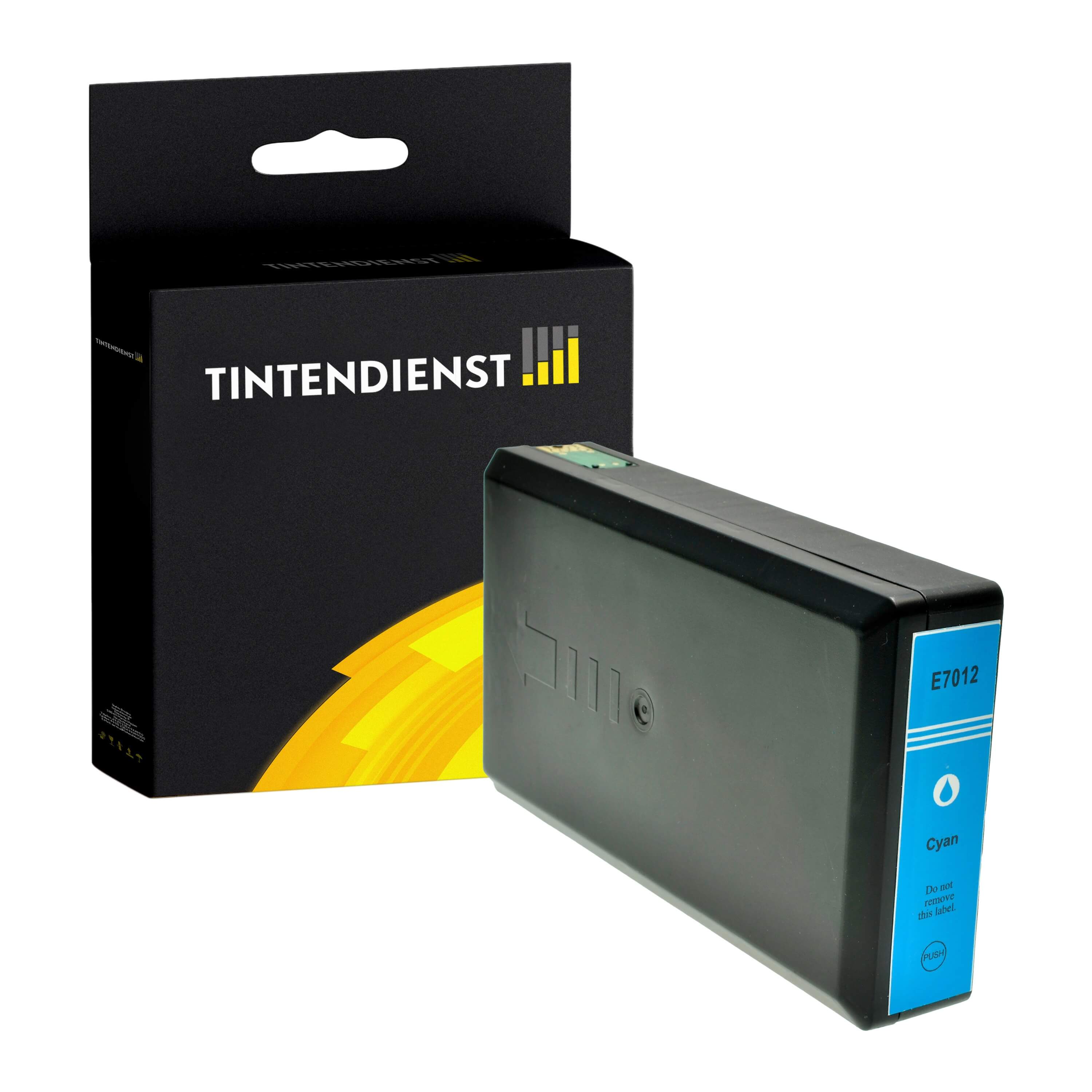 Druckerpatrone kompatibel für Epson Workforce Pro WP-4015 DN (C13T70124010 / T7012) Cyan