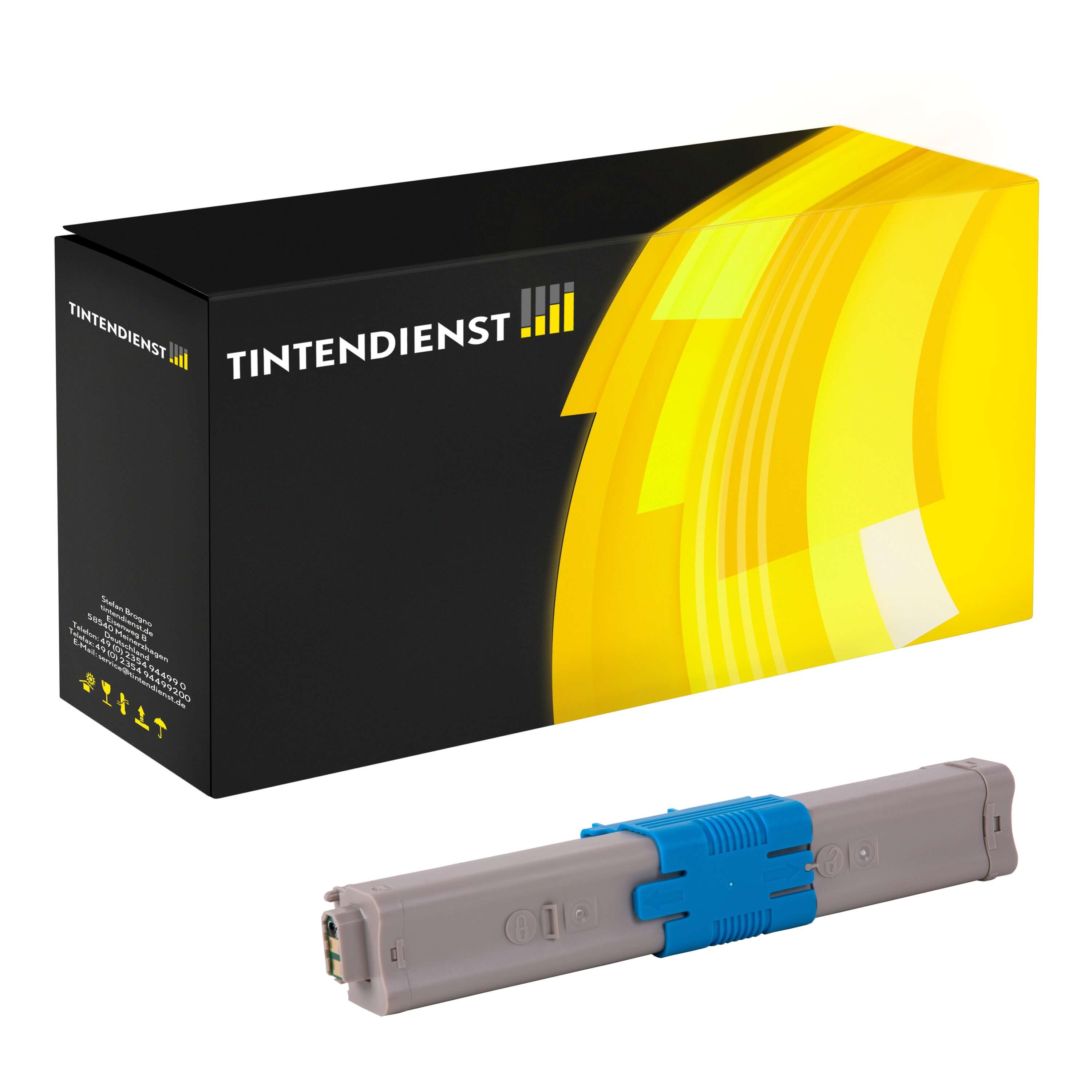 Toner kompatibel für OKI C 332 DN (46508711) Cyan