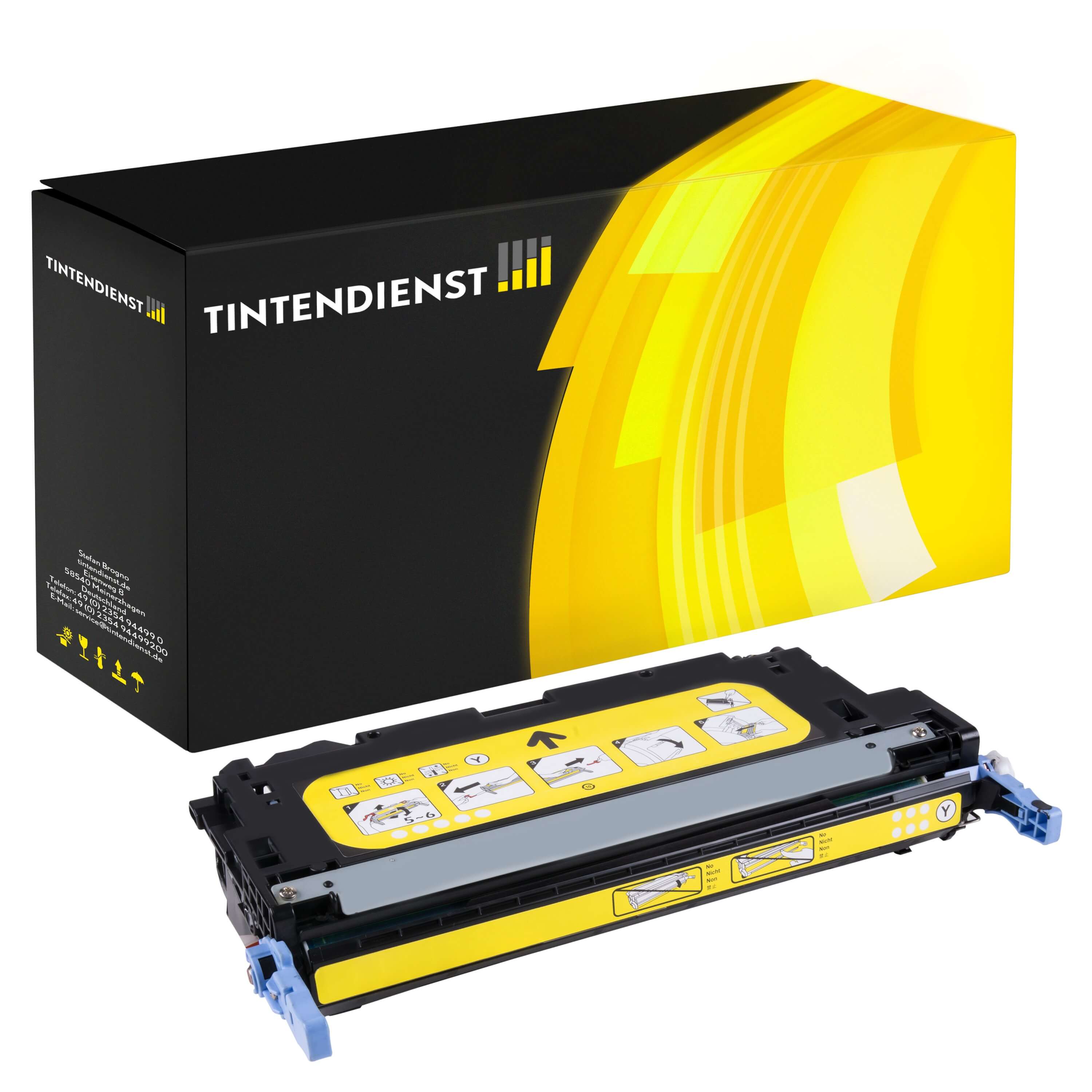 Toner kompatibel für HP Color LaserJet 3600 N (Q6472A / 502A) Gelb