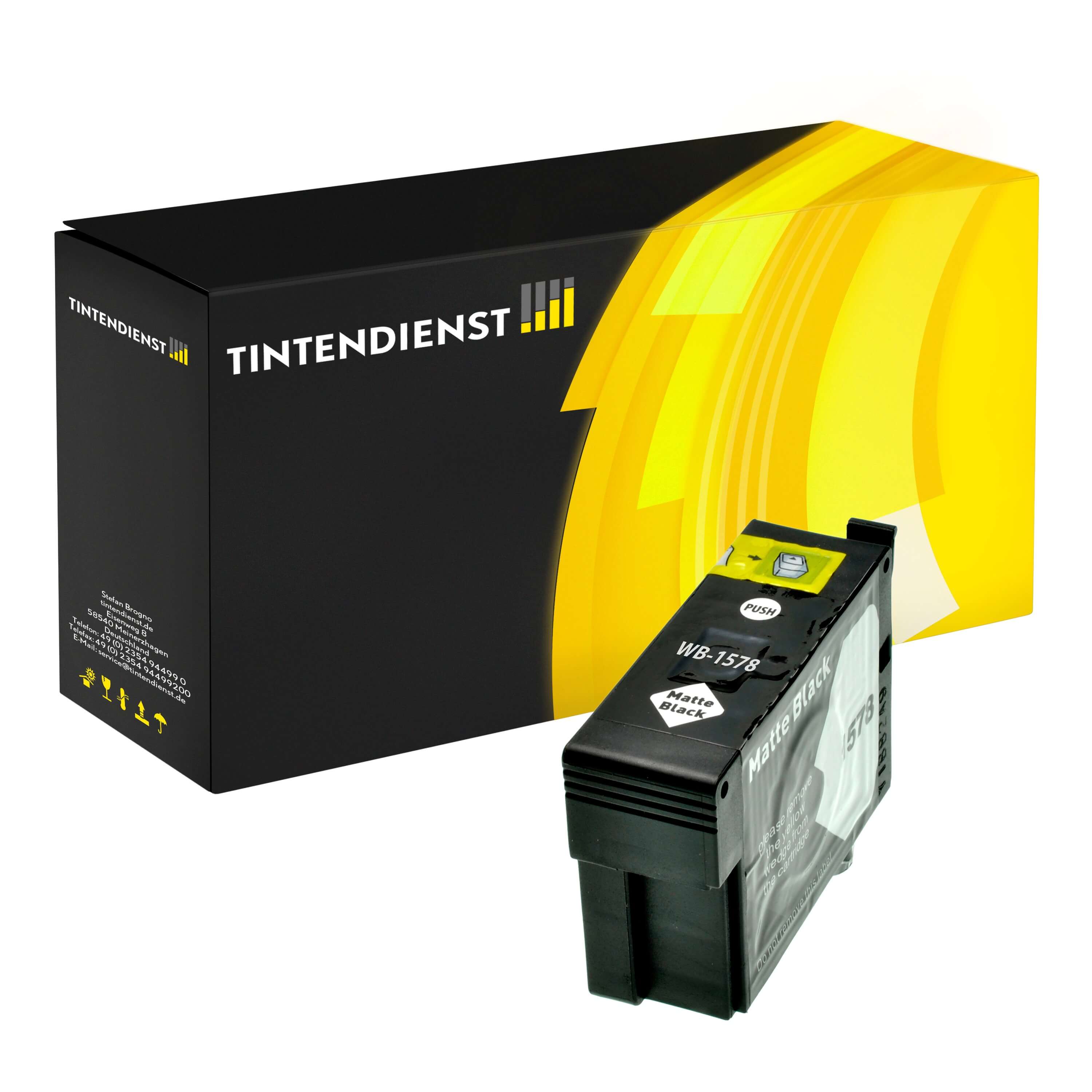 Druckerpatrone kompatibel für Epson C13T15784010 / T1578 Matt Schwarz