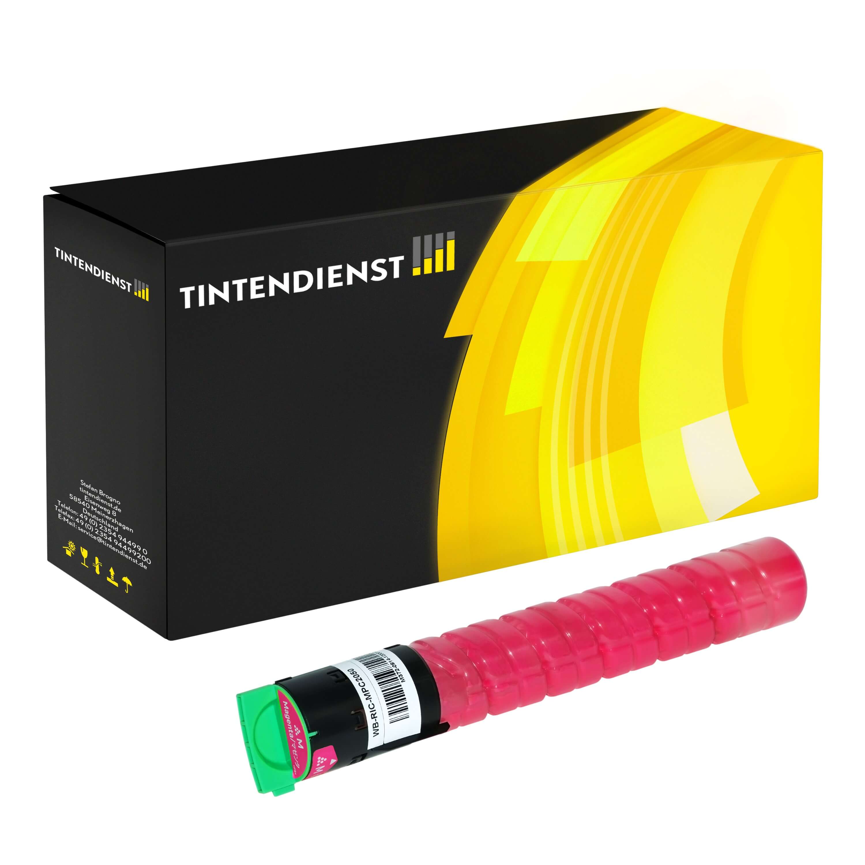 Toner kompatibel für Ricoh Aficio MP C 2051 (842063 / TYPEMPC2551HE) Magenta