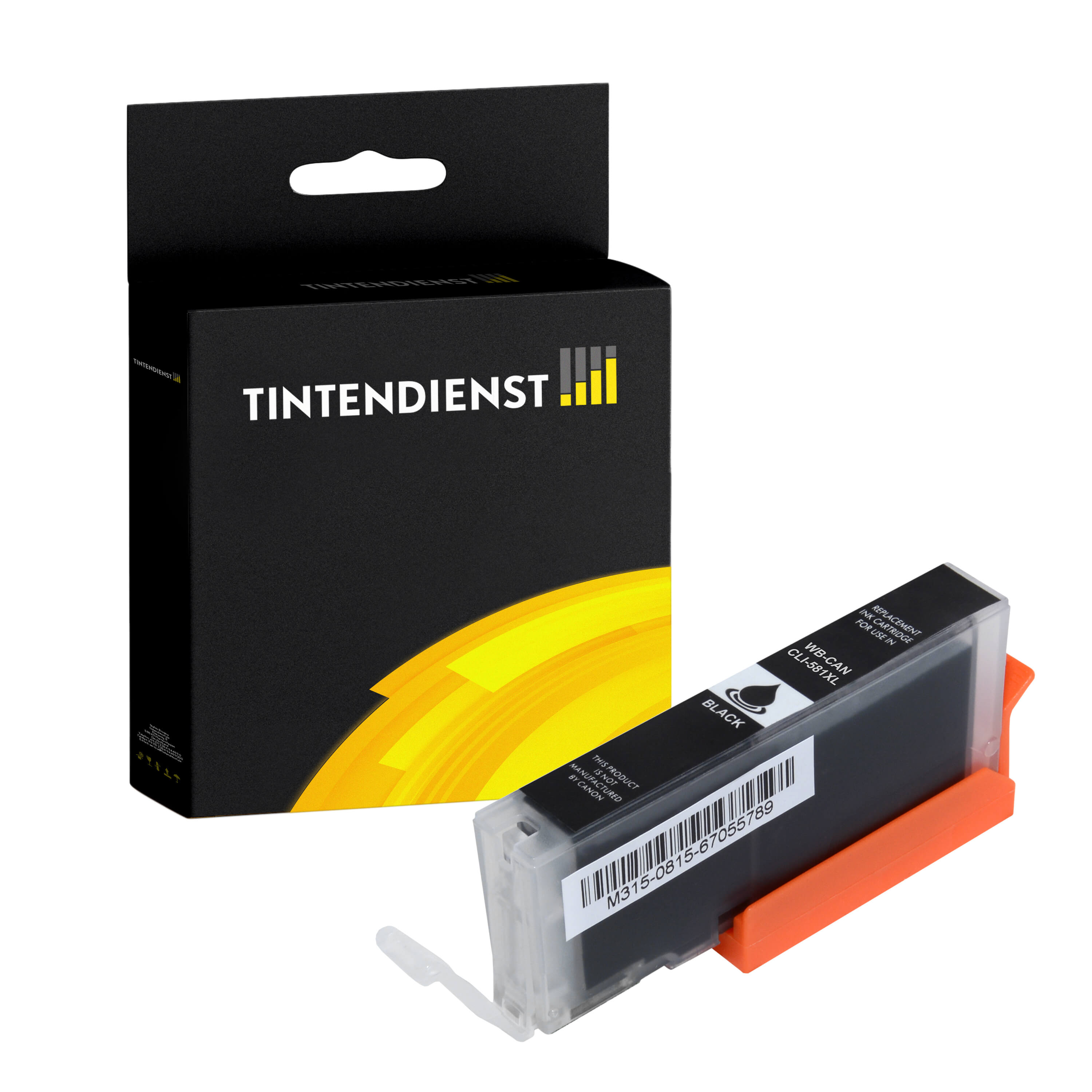 Druckerpatrone kompatibel für Canon Pixma TS 8150 (2052C001 / CLI-581BKXL) Schwarz