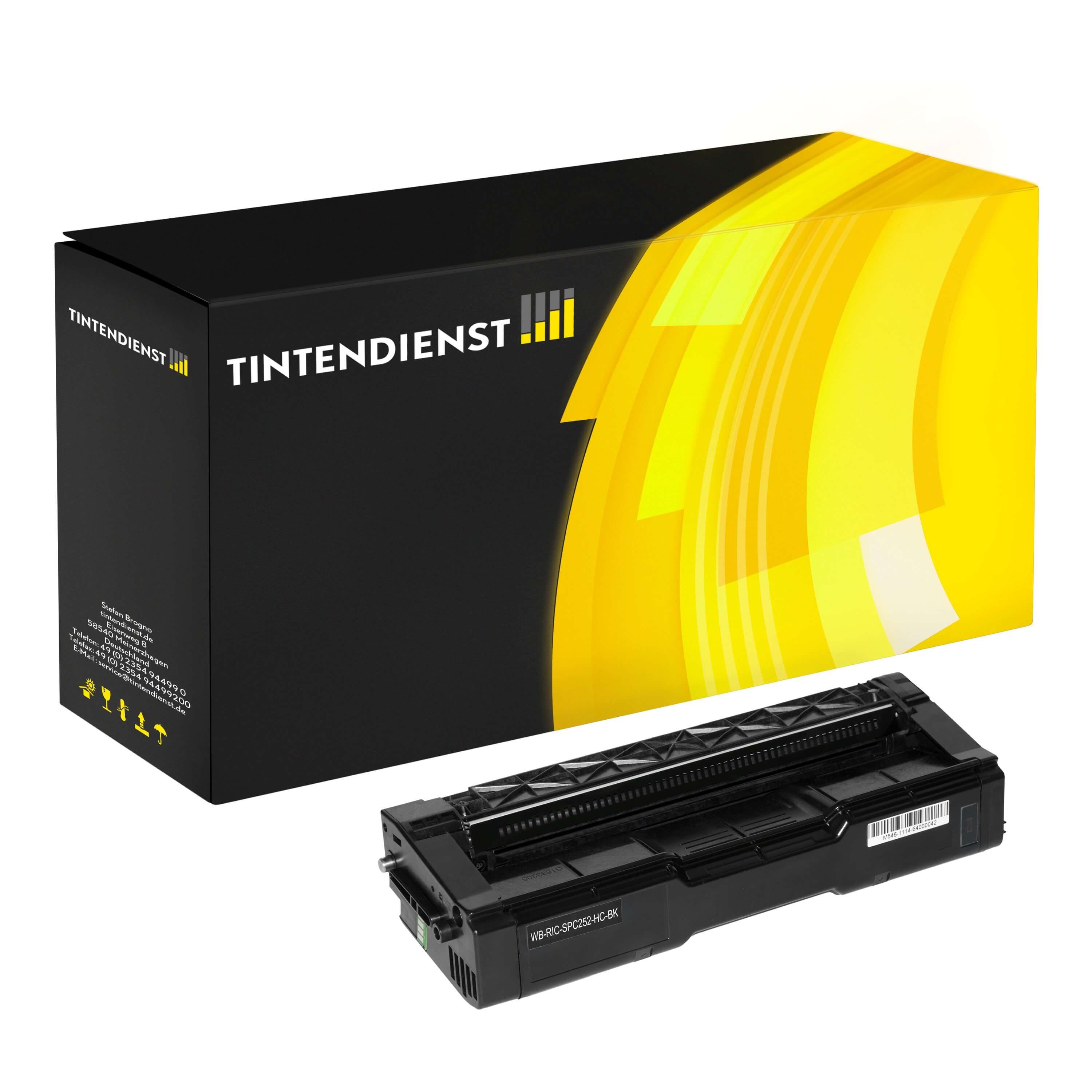 Toner kompatibel für Ricoh SP C 252 DNw (407716) Schwarz