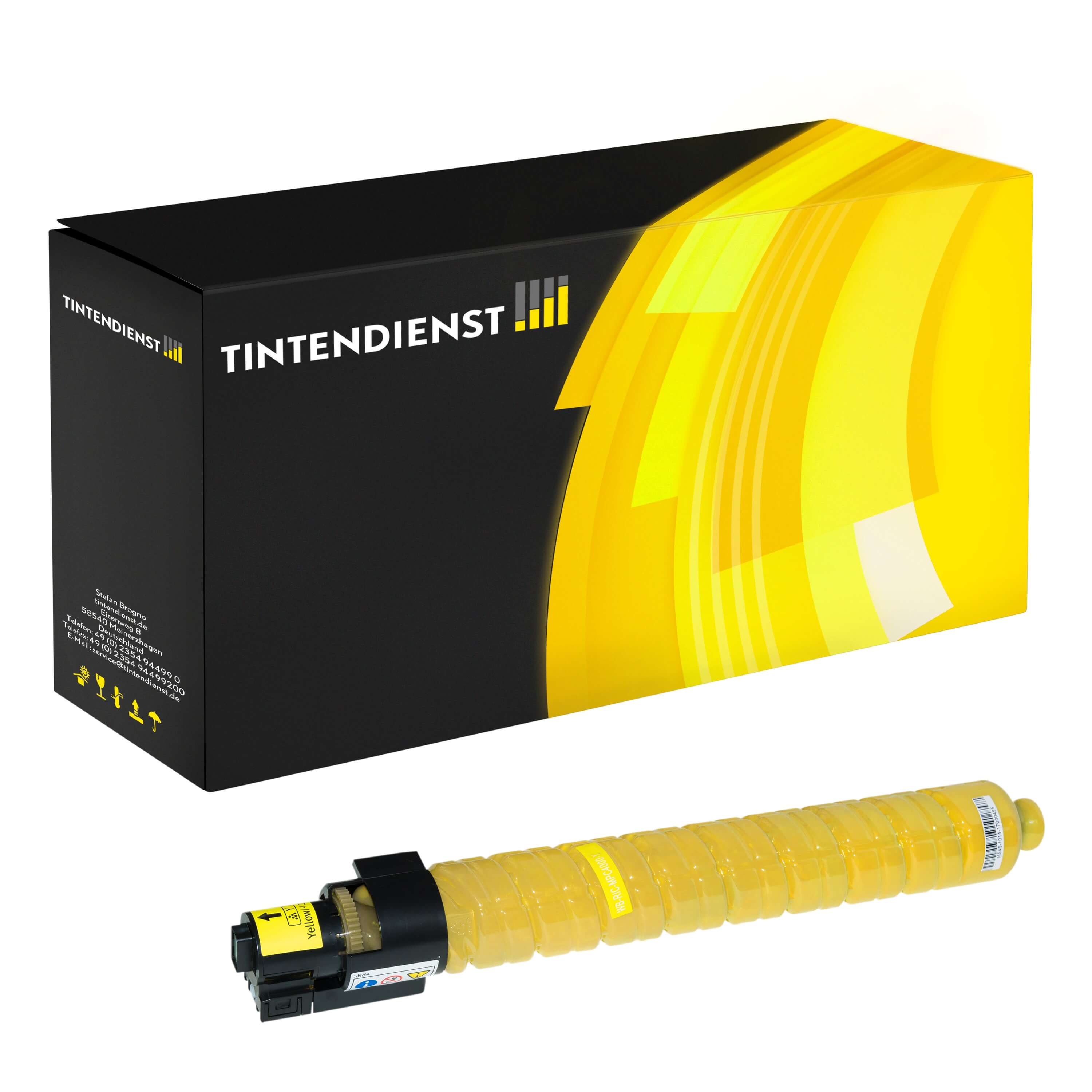 Toner kompatibel für Ricoh Aficio MP C 5501 (841161) Gelb