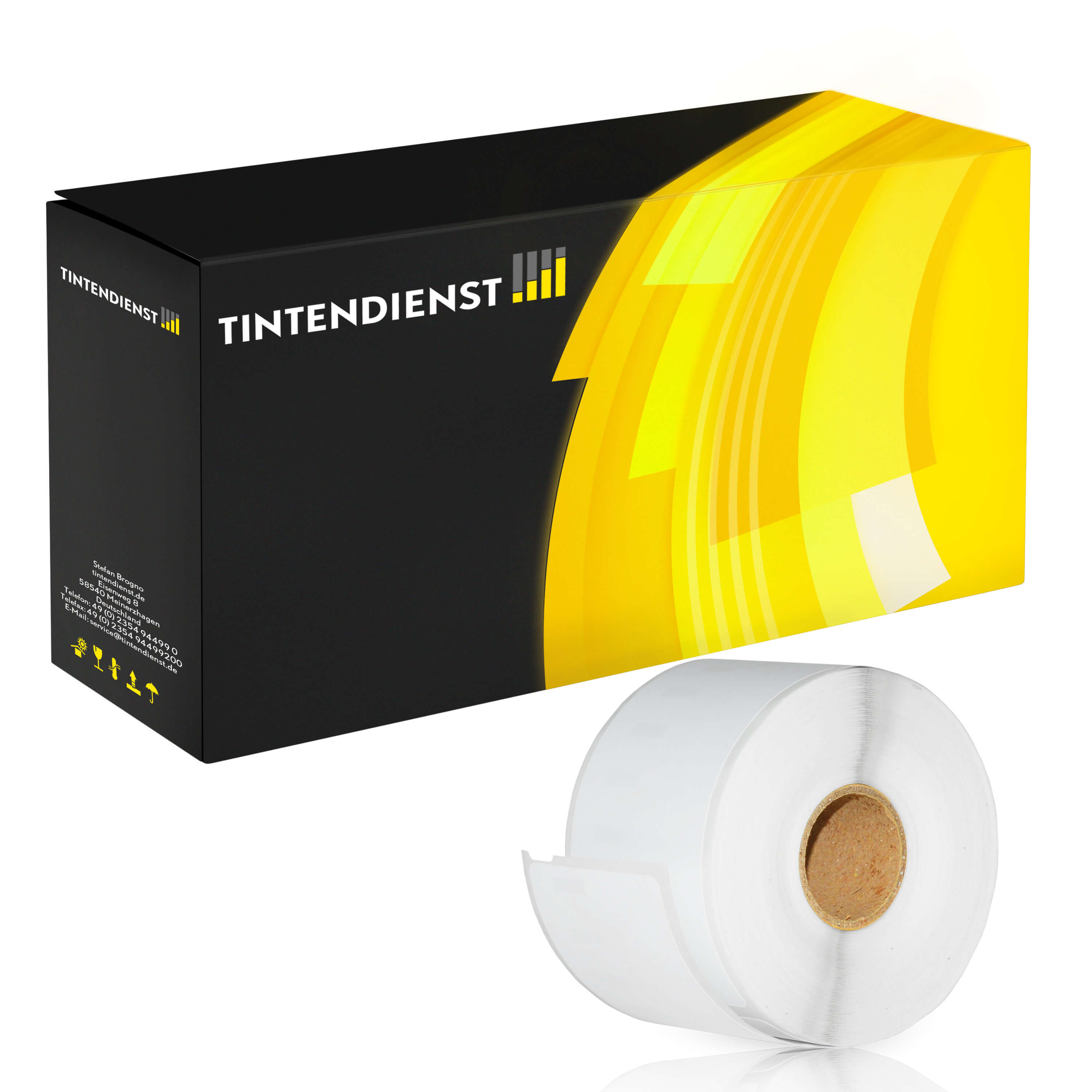 Namensschilder kompatibel für Dymo LABELWRITER Wireless white (11356 / S0722560) Weiss 89mm/41mm (300 Stück)