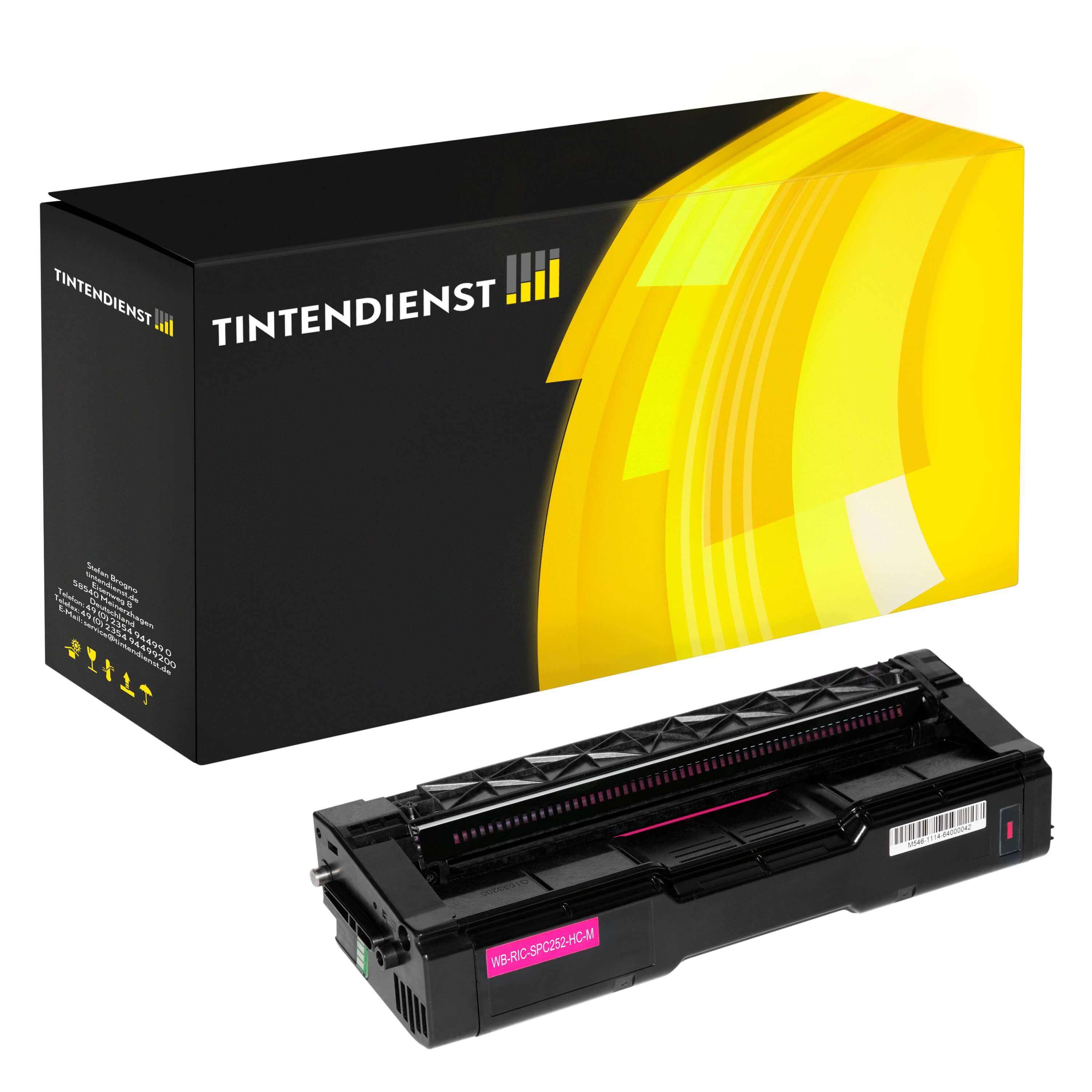Toner kompatibel für Ricoh SP C 252 sf (407718) Magenta
