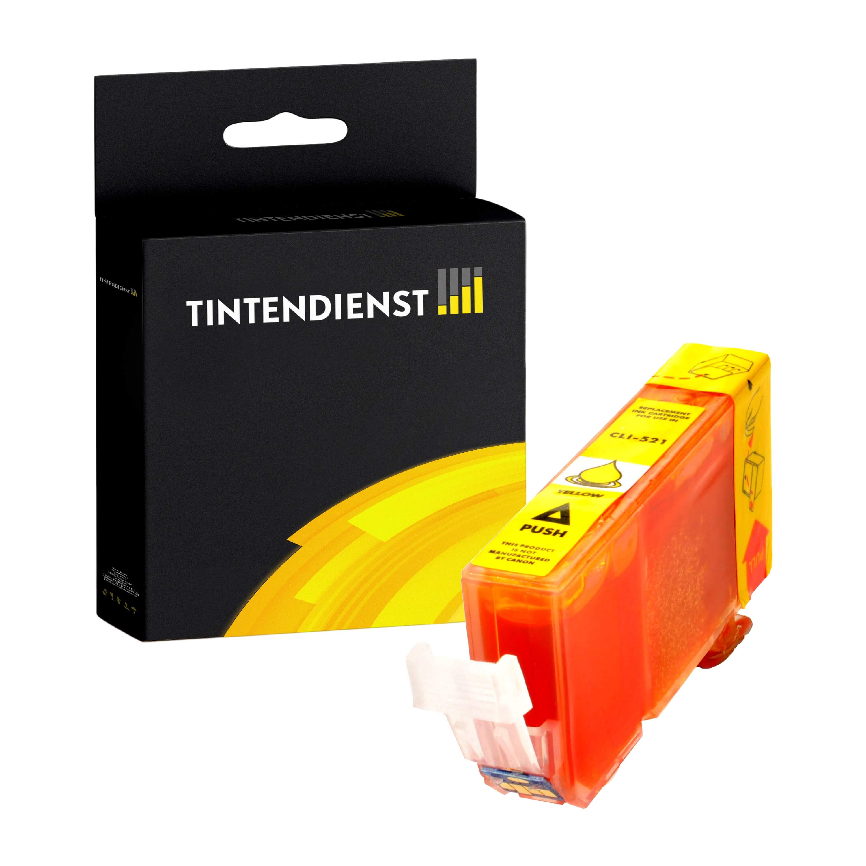 Druckerpatrone kompatibel für Canon Pixma MX 870 Series (2936B001 / CLI-521Y) Gelb