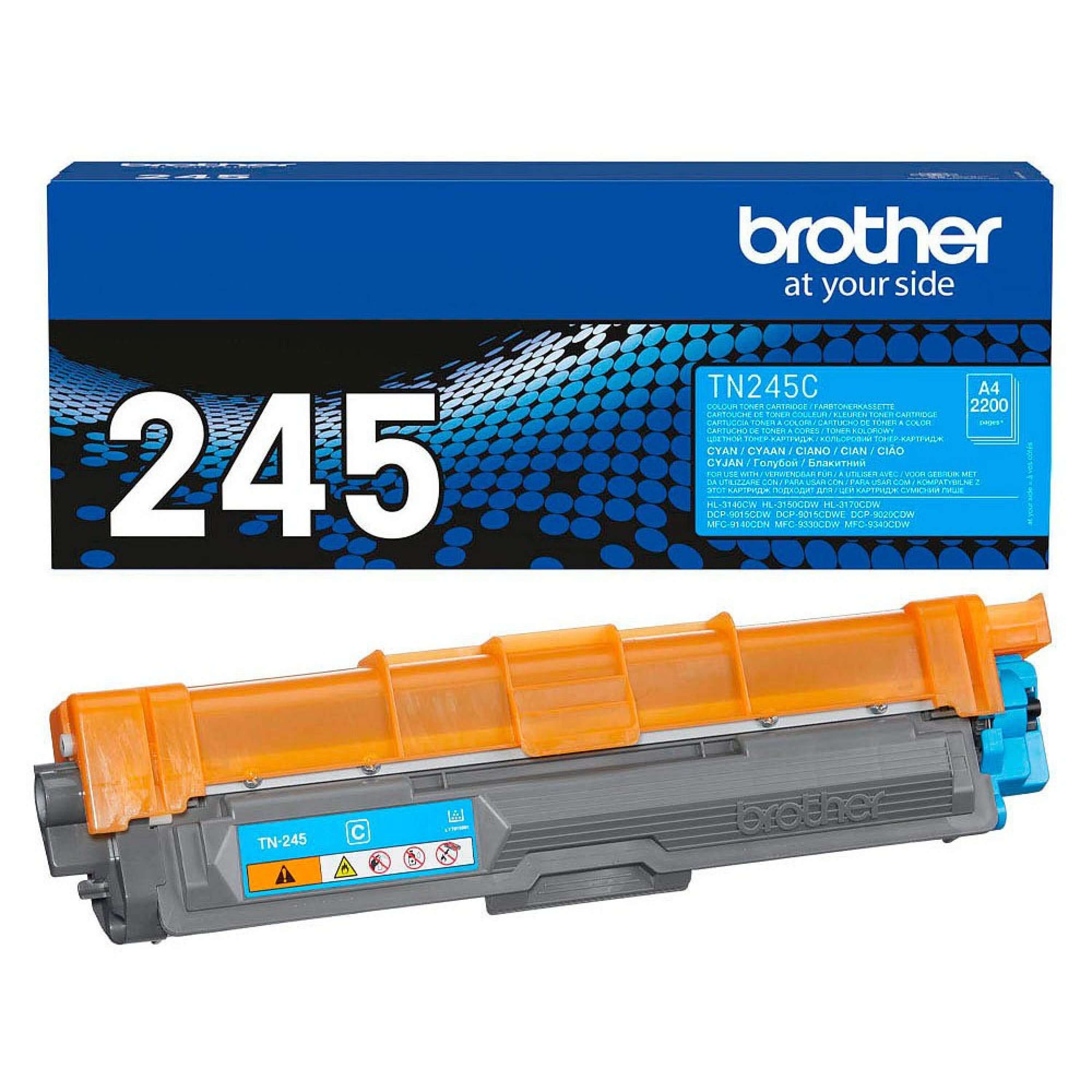 Original Toner Brother DCP-9020 CDW (TN-245C) Cyan