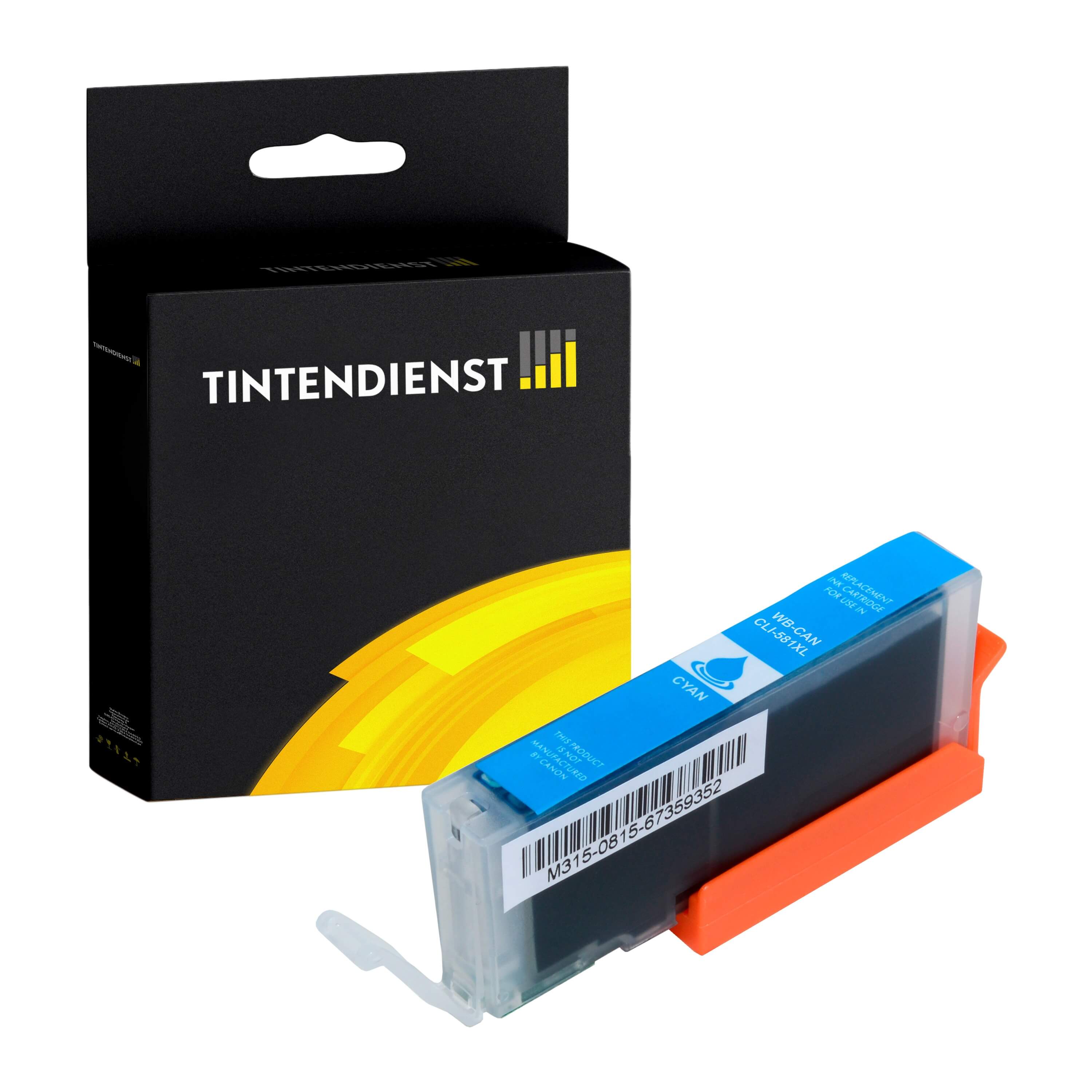 Druckerpatrone kompatibel für Canon Pixma TS 6351 (1995C001 / CLI-581CXXL) Cyan 2XL
