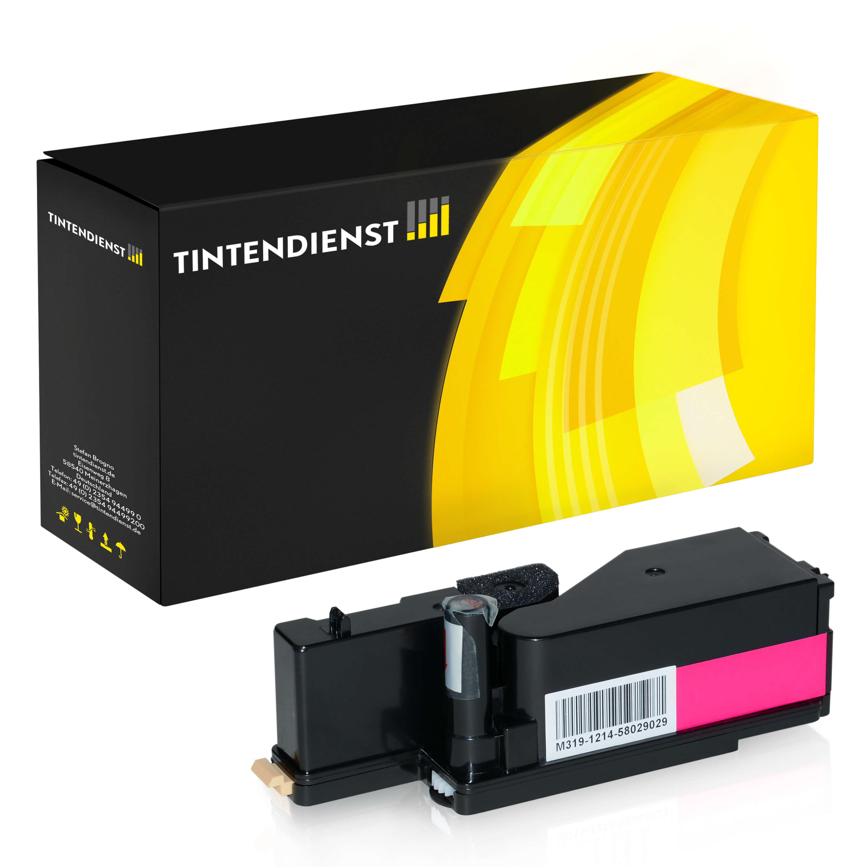 Toner kompatibel für Dell C 1660 w (593-11128 / 4J0X7) Magenta