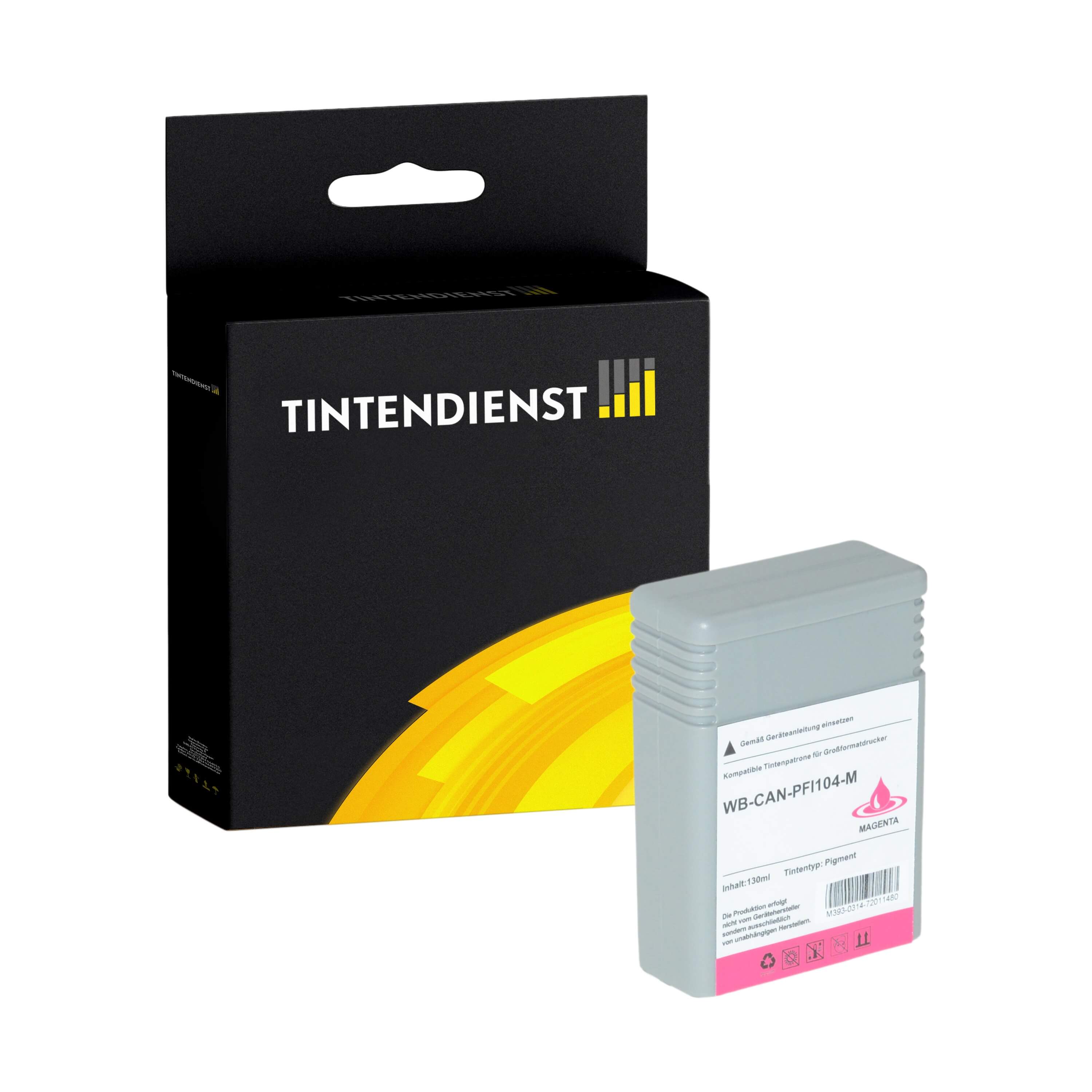 Druckerpatrone kompatibel für Canon imagePROGRAF IPF 650 Series (3631B001 / PFI-104M) Magenta