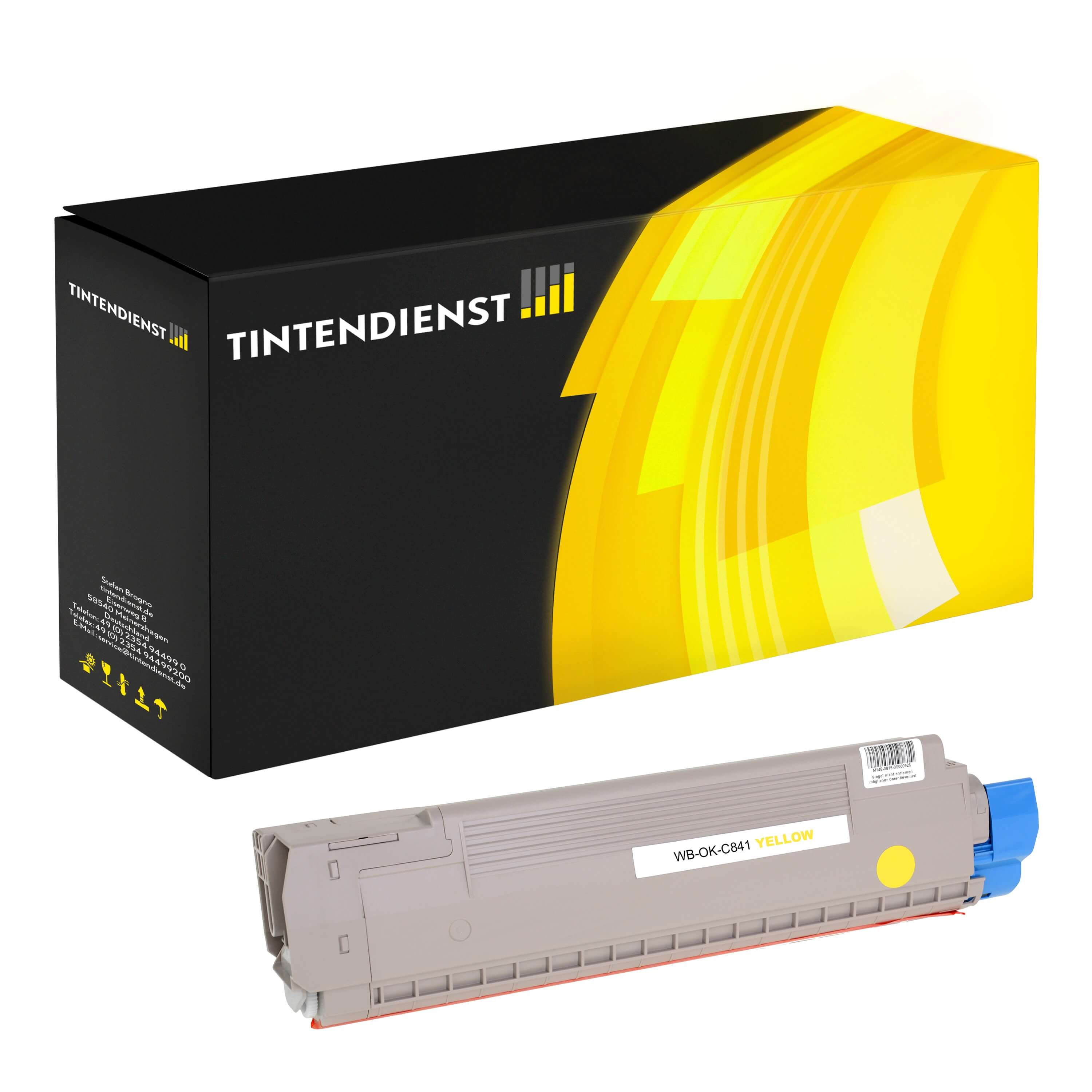 Toner kompatibel für OKI C 831 CDTN (44844505) Gelb