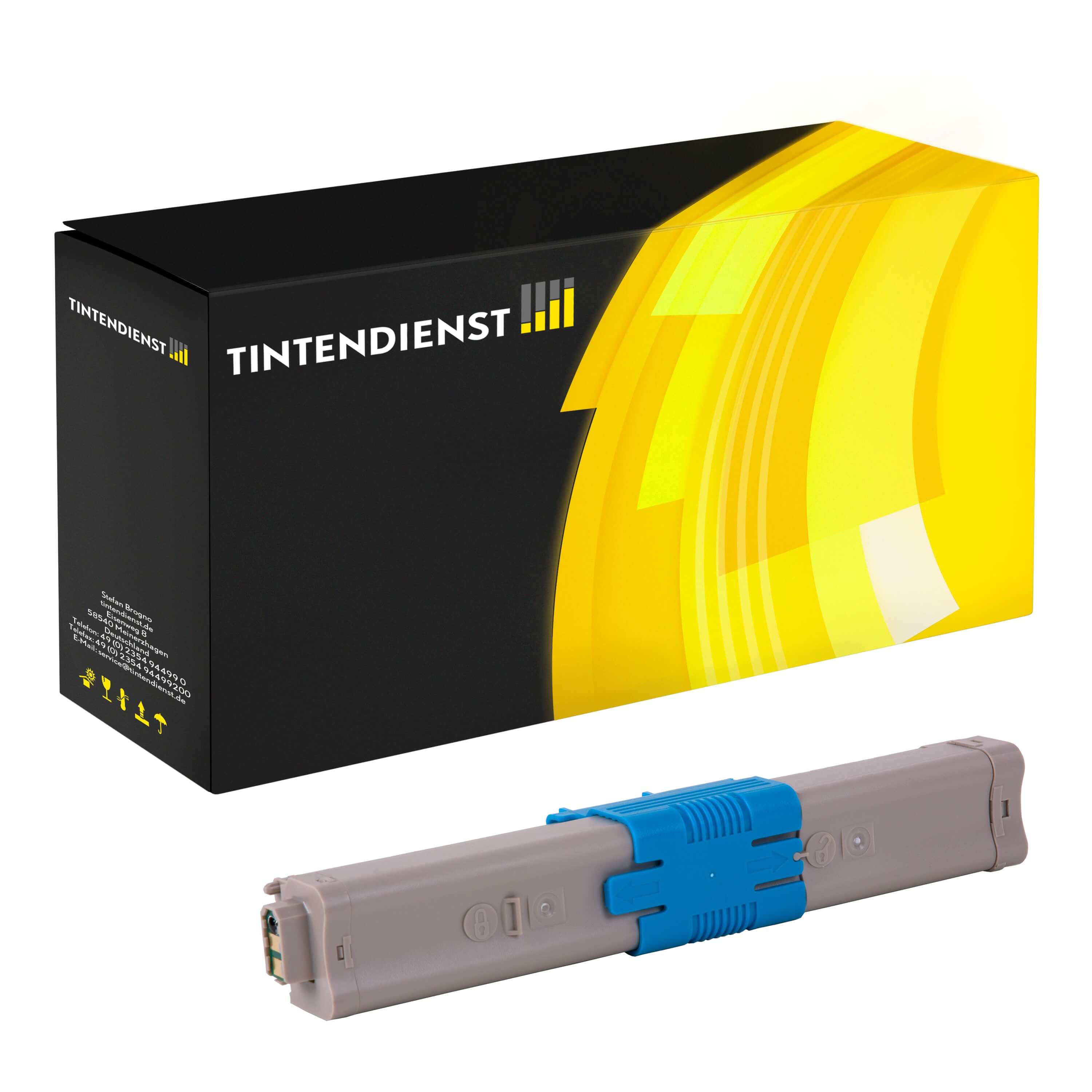 Toner kompatibel für OKI C 301 DN (44973535) Cyan