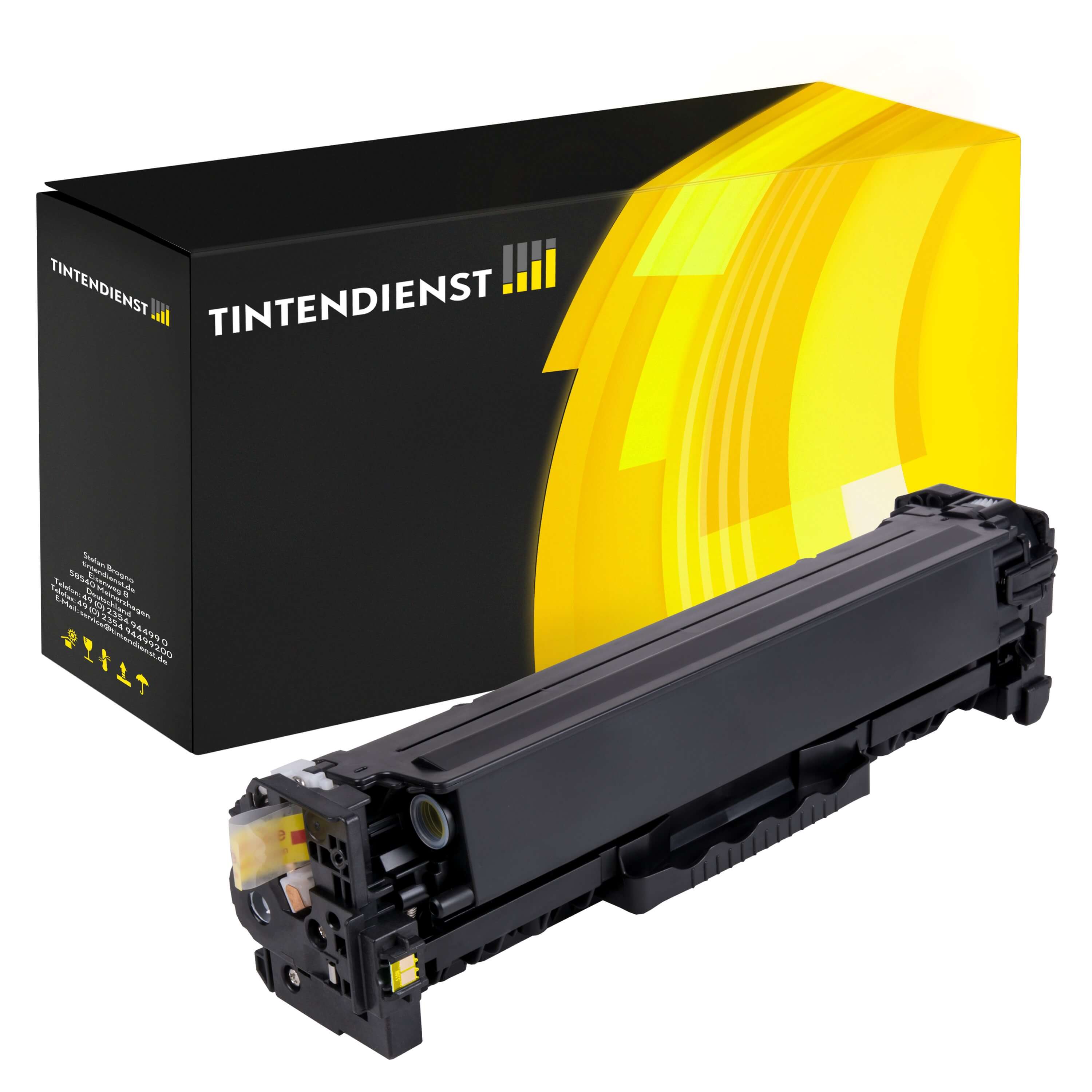 Toner kompatibel für HP Color LaserJet CP 2024 DN (CC532A / 304A) Gelb