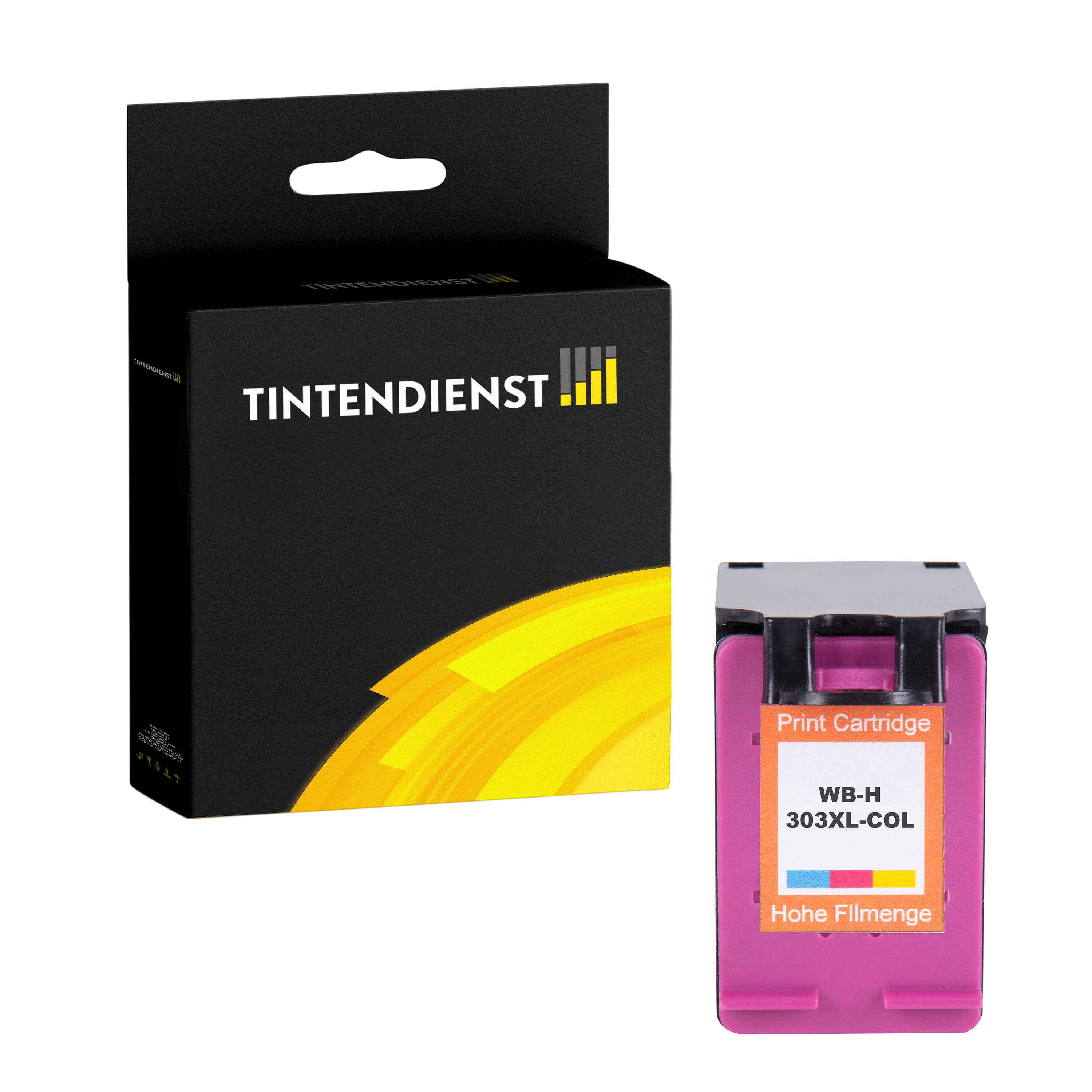 Druckerpatrone kompatibel für HP Envy Inspire 7222 e (T6N03AE / 303XL) Color