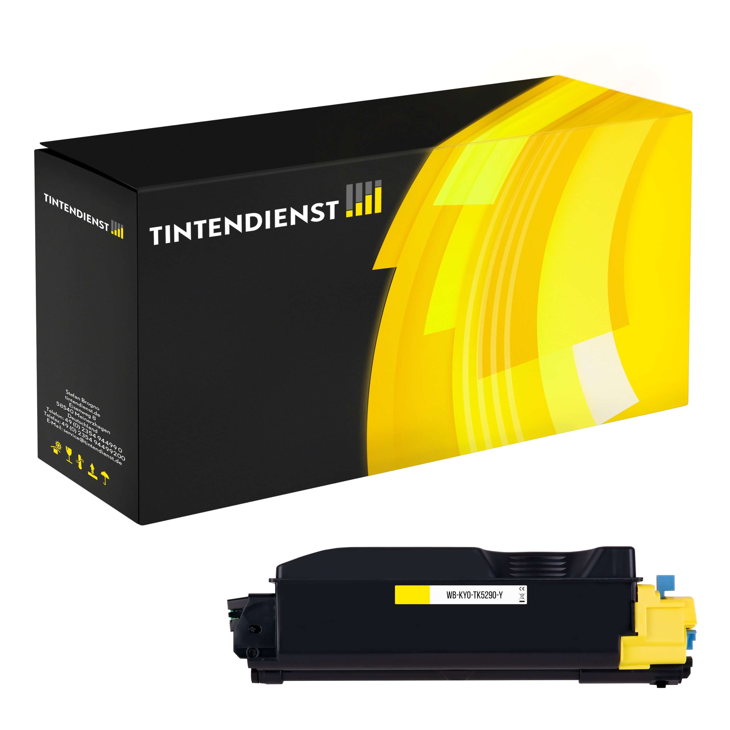 Toner kompatibel für Kyocera Ecosys P 7240 cdn (1T02TXANL0 / TK-5290Y) Gelb