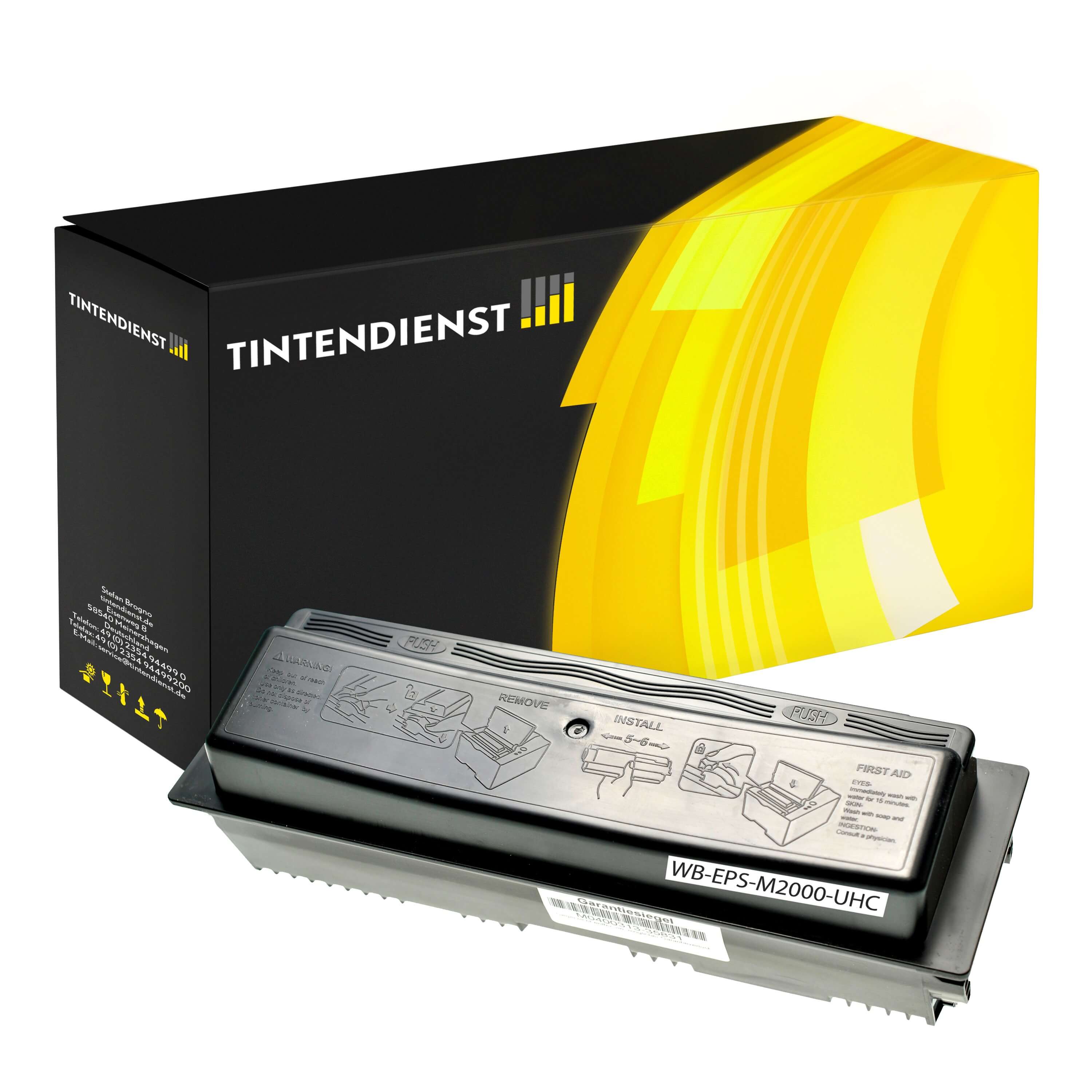 Toner kompatibel für Epson Aculaser M 2000 DT (C13S050435 / 0435) Schwarz