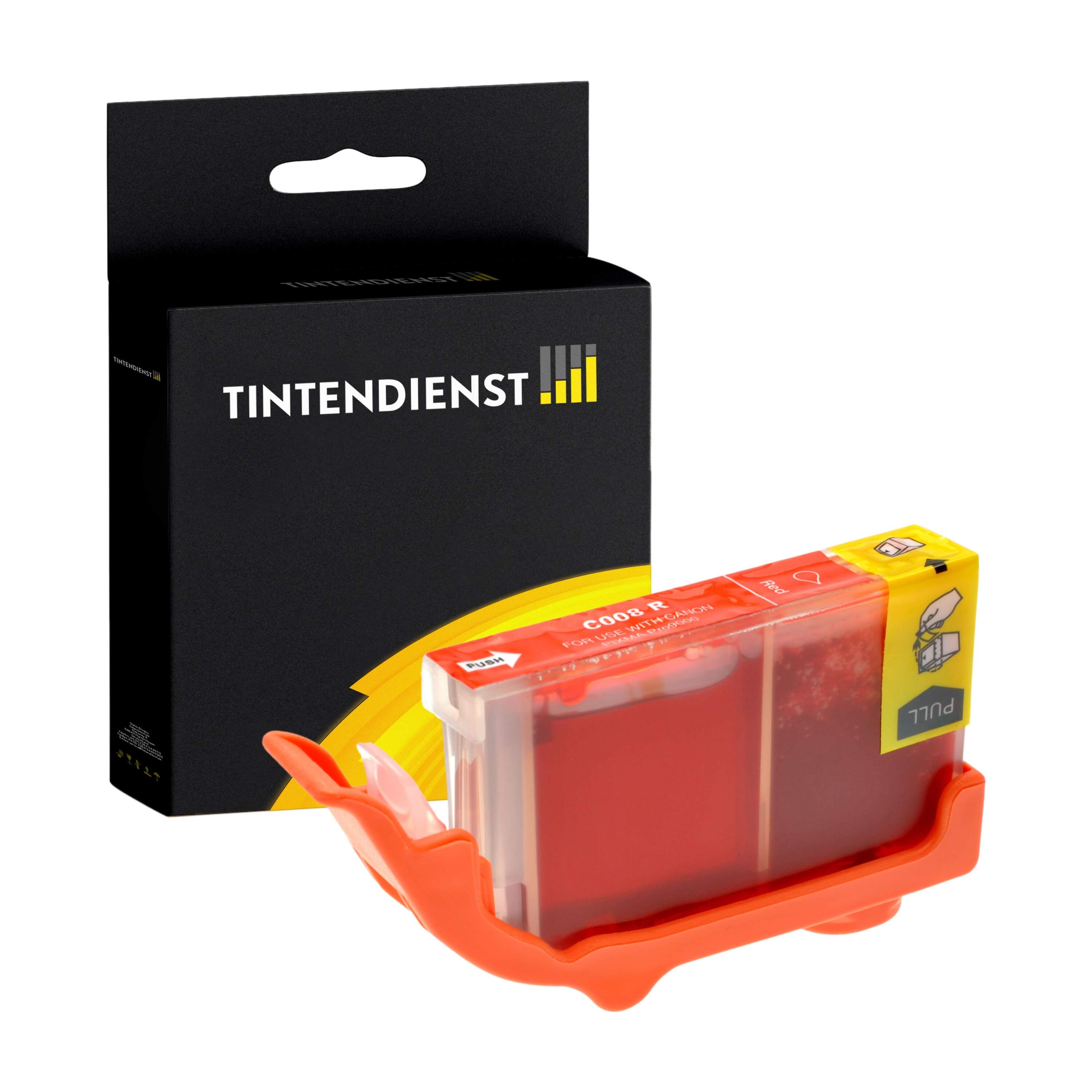 Druckerpatrone kompatibel für Canon Pixma Pro 9000 Mark II (0626B001 / CLI-8R) Rot