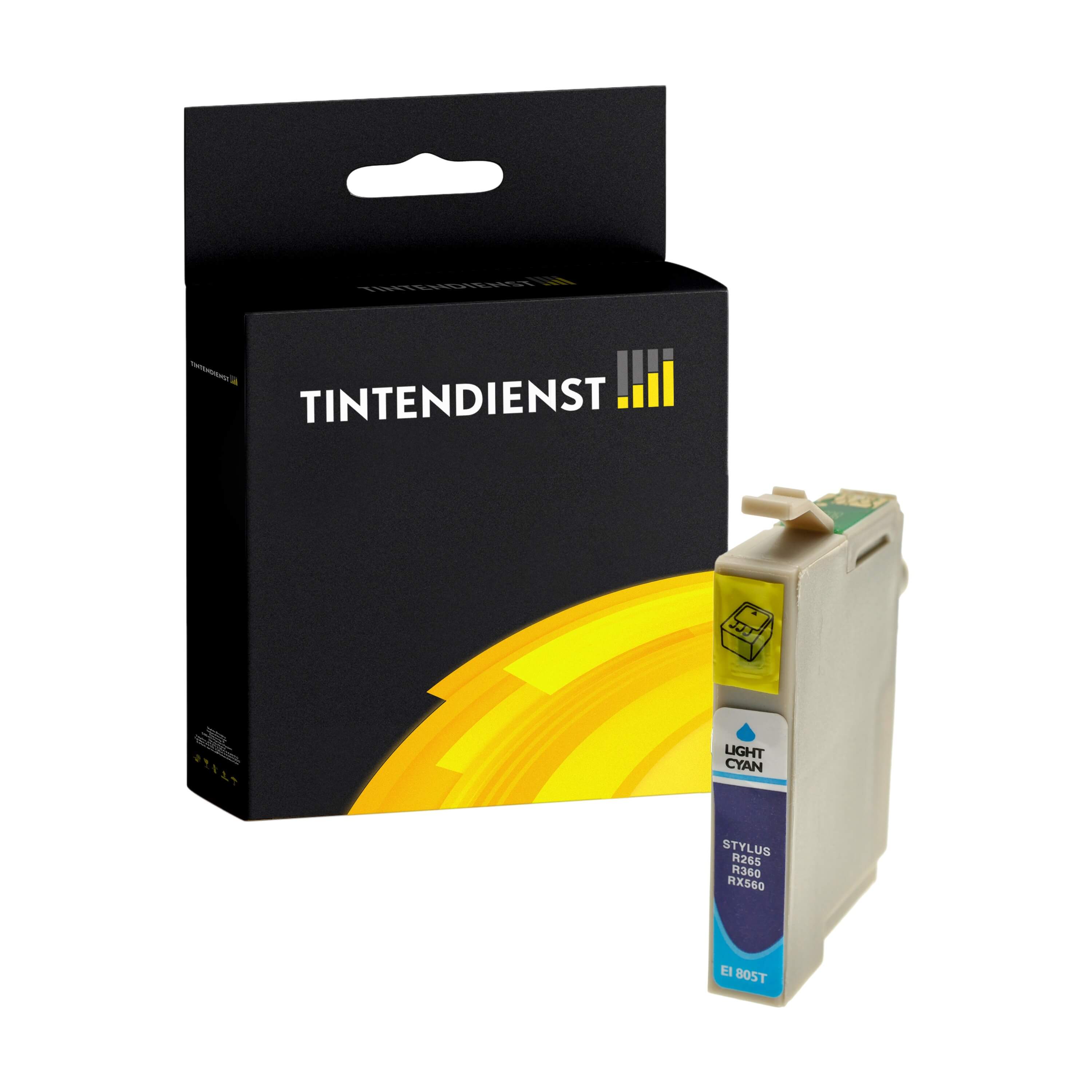 Druckerpatrone kompatibel für Epson Stylus Photo R 265 (C13T08054011 / T0805) Photo Cyan