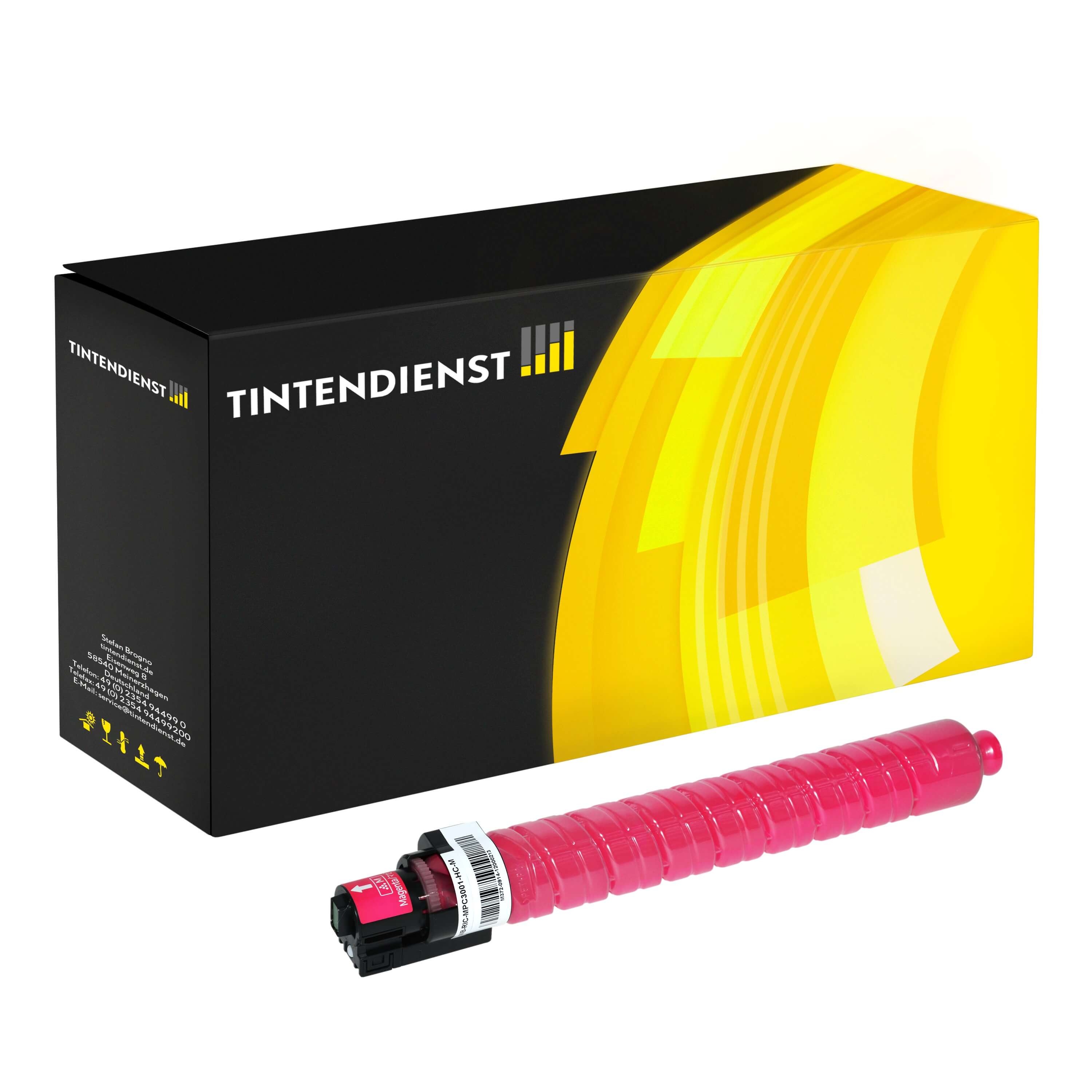 Toner kompatibel für Ricoh Aficio MP C 2800 (842045) Magenta