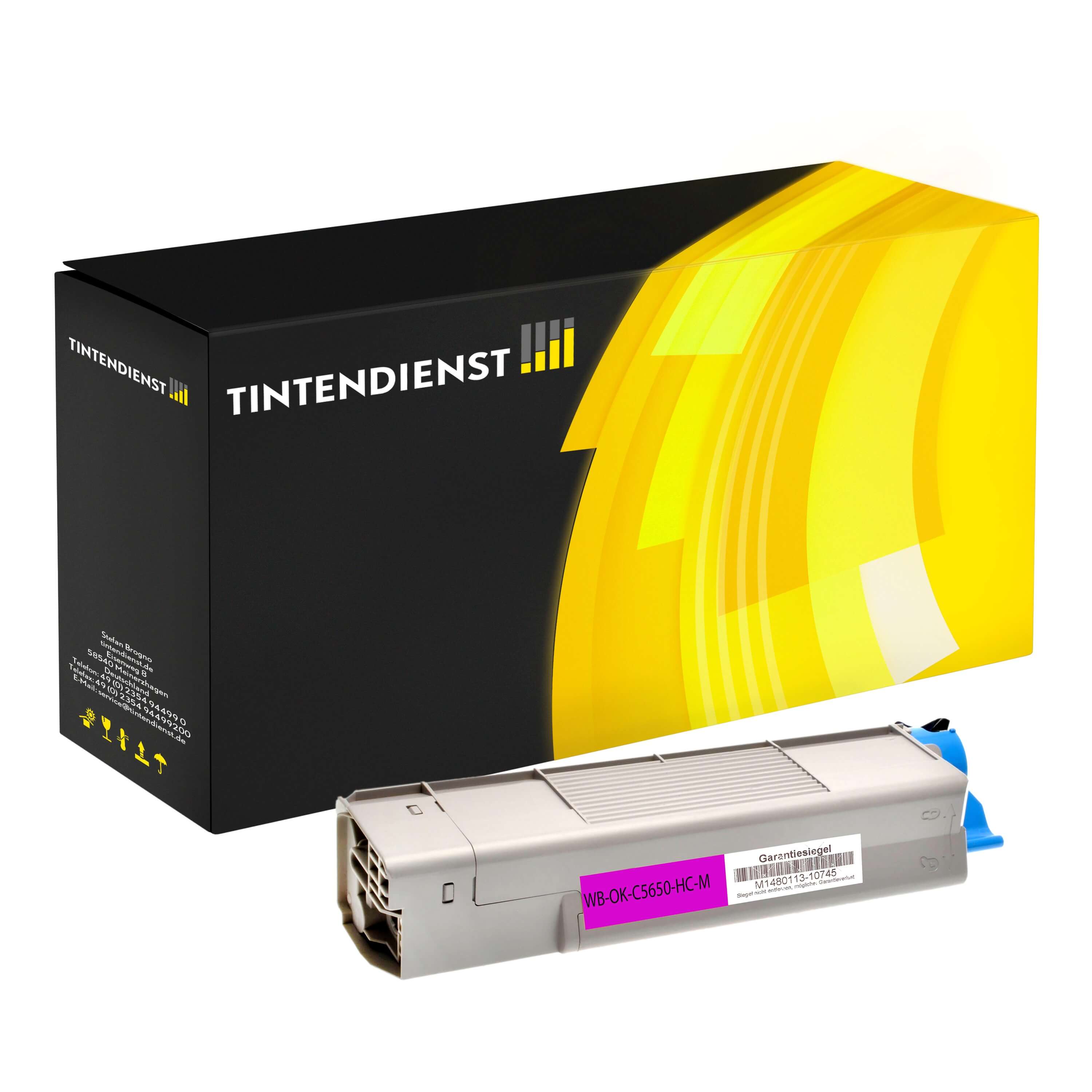 Toner kompatibel für OKI C 5750 (43872306) Magenta