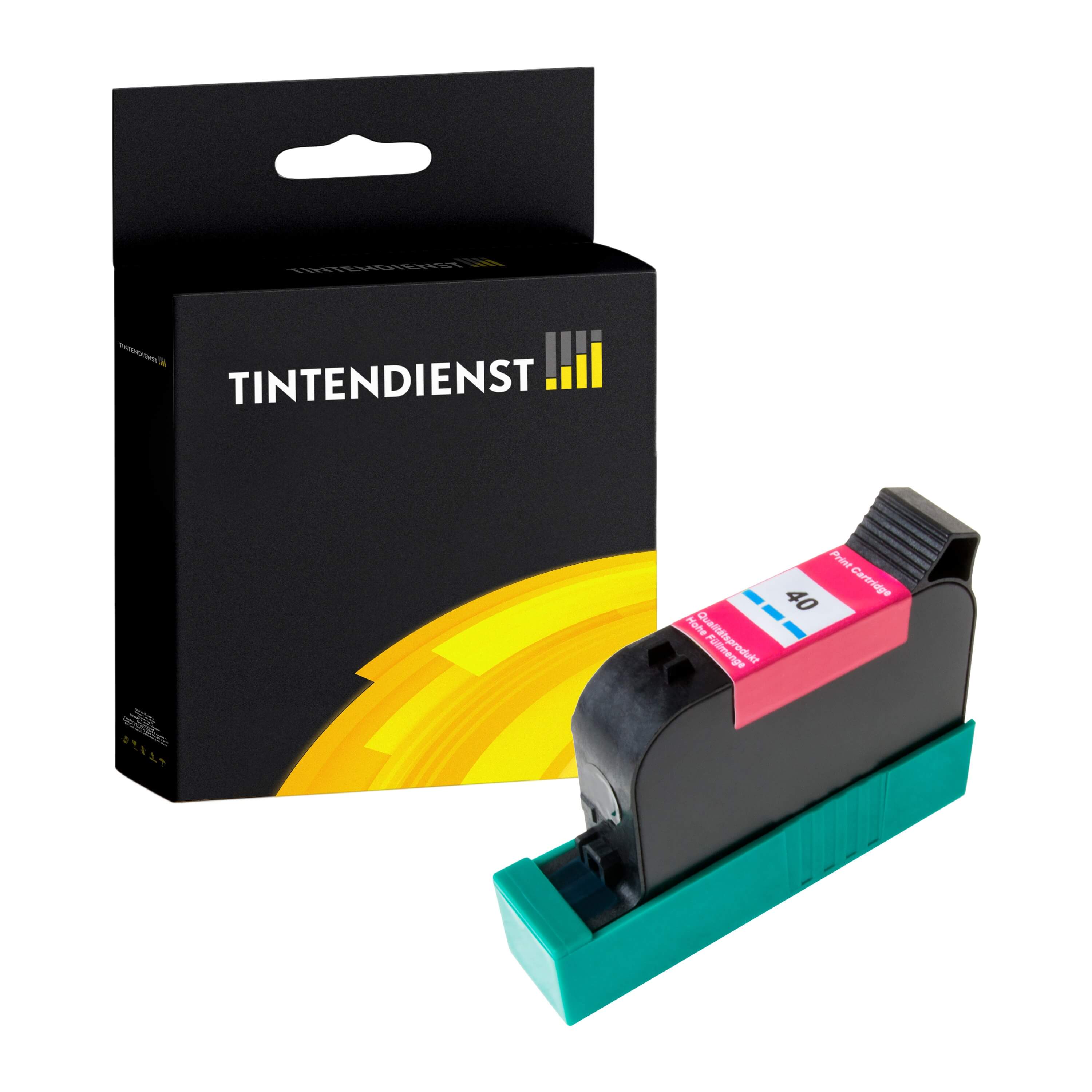 Druckerpatrone kompatibel für HP DeskJet 1600 Series (51640CE / 40) Cyan