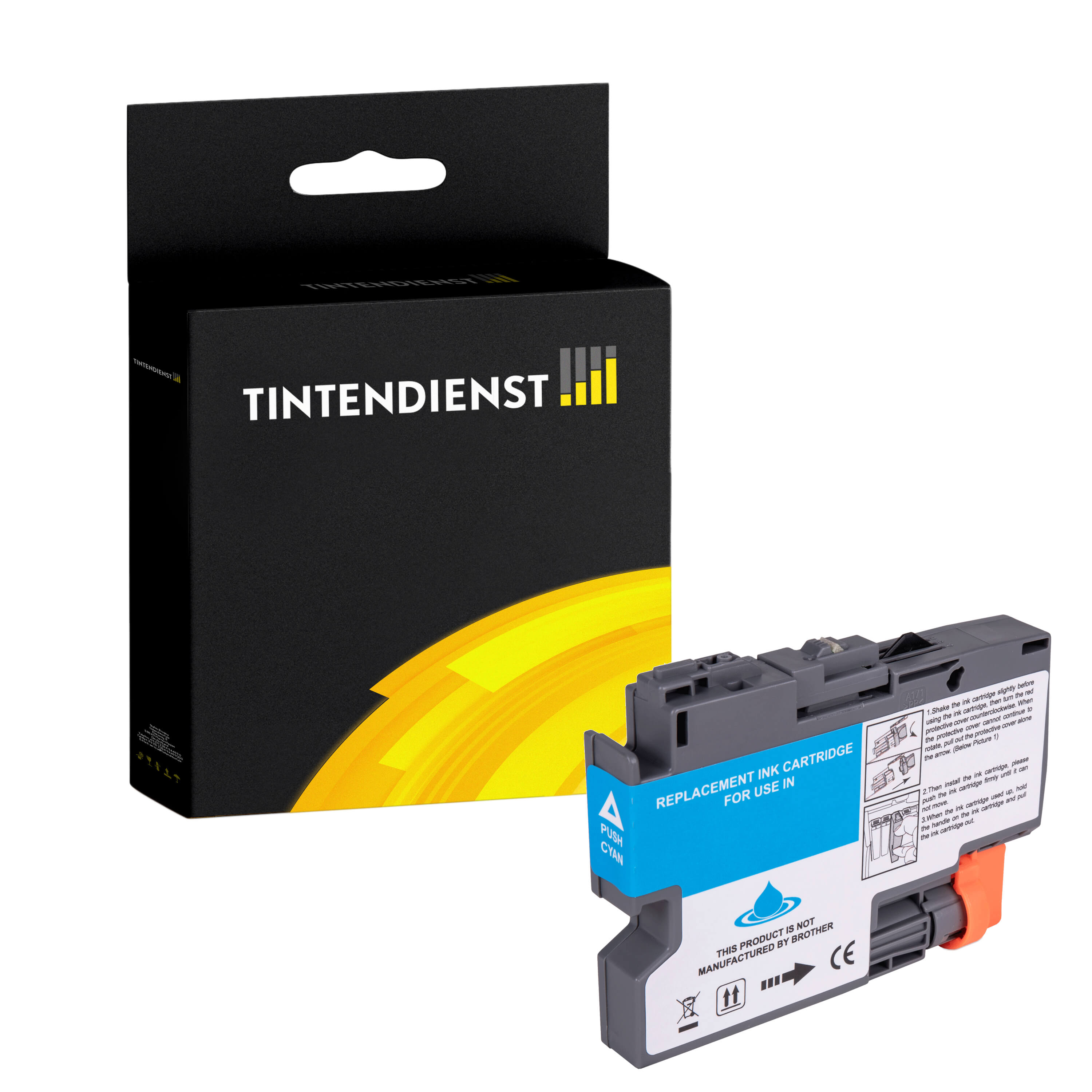 Druckerpatrone kompatibel für Brother MFC-J 6957 DW (LC-427C) Cyan