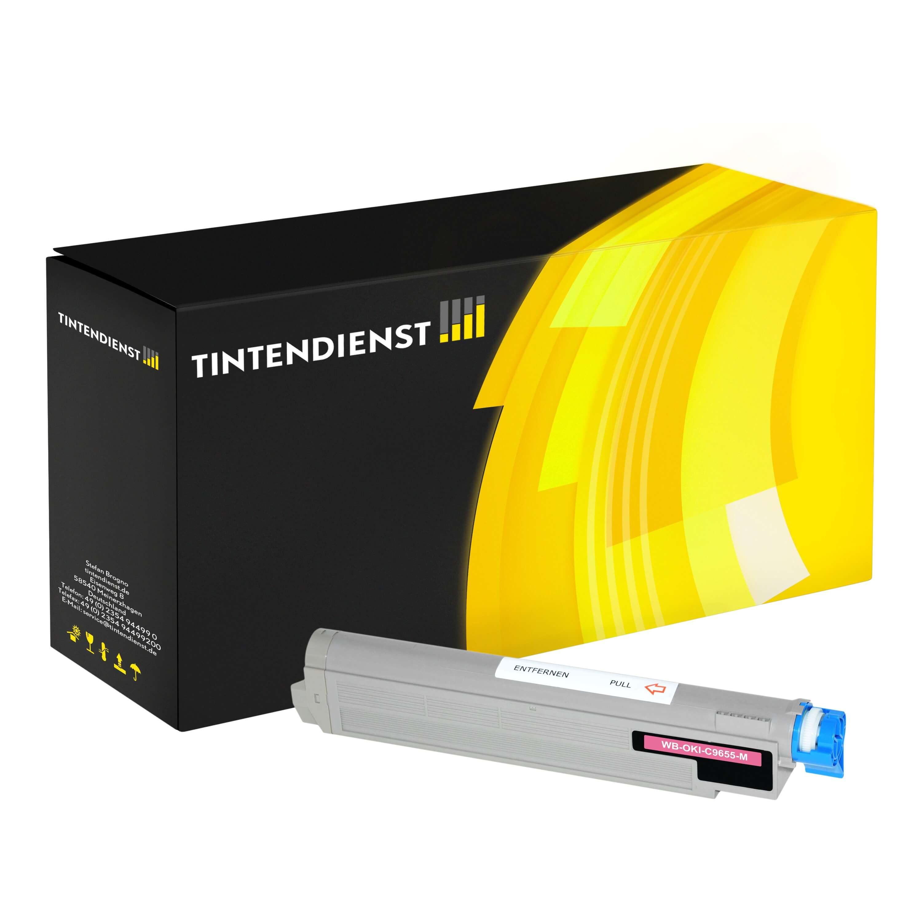 Toner kompatibel für OKI C 9655 Series (43837130) Magenta