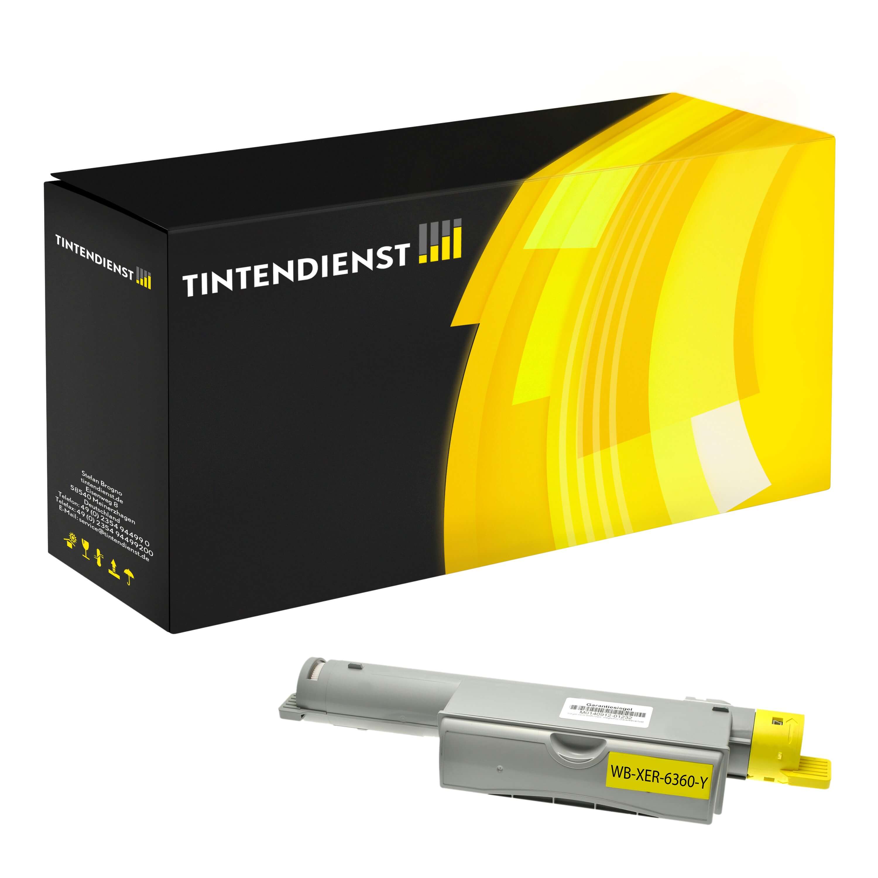 Toner kompatibel für Xerox Phaser 6360 DT (106R01220) Gelb