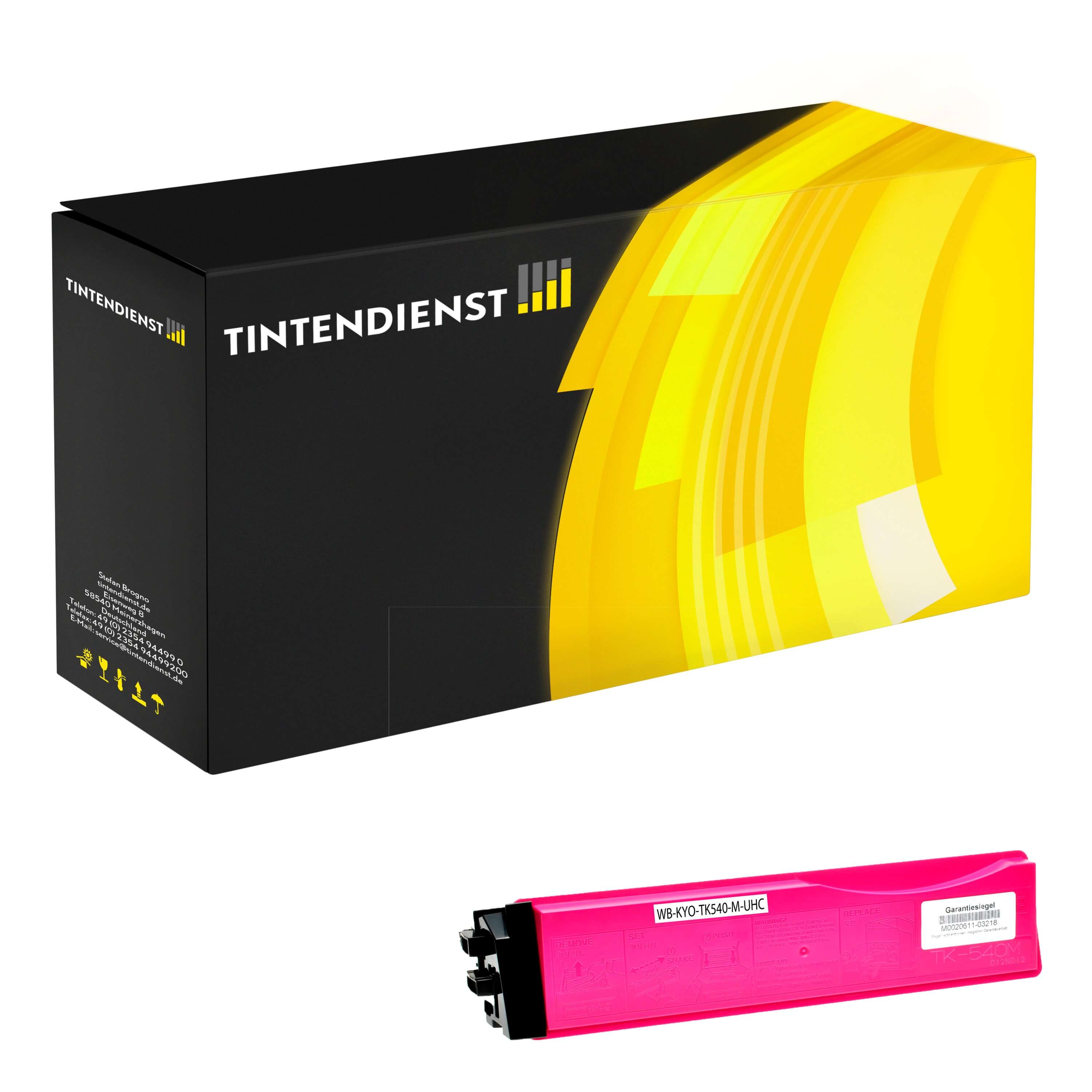 Toner kompatibel für Kyocera FS-C 5100 DN (1T02HLBEU0 / TK-540M) Magenta XL