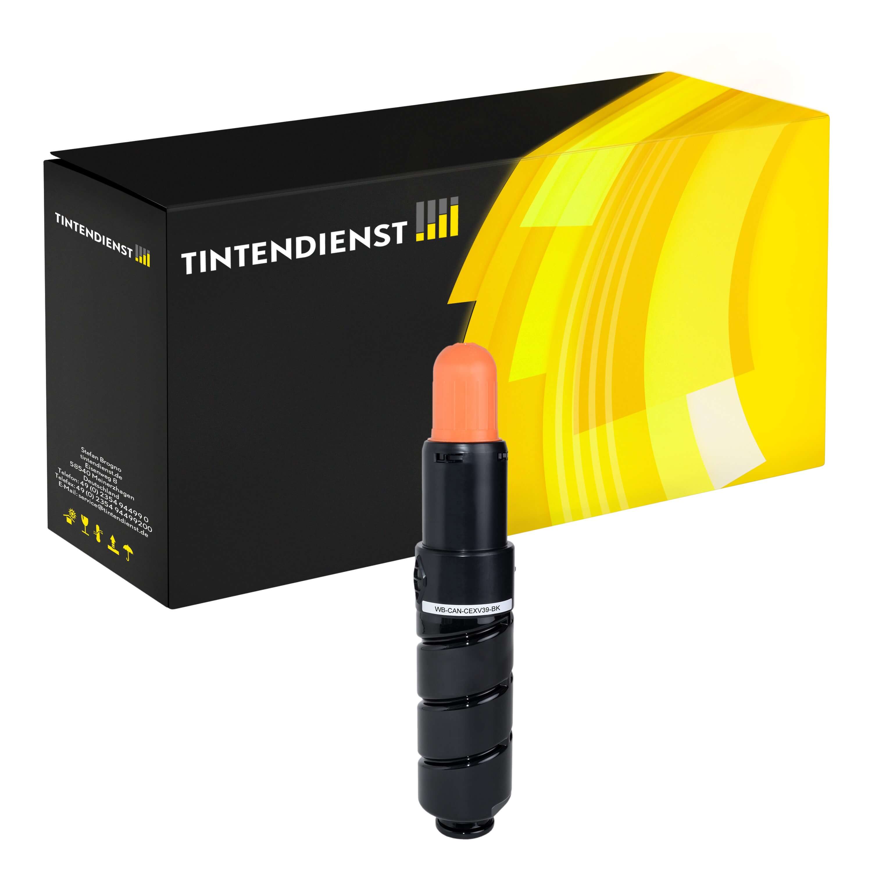 Toner kompatibel für Canon imageRUNNER Advance 4025 (4792B002 / C-EXV39) Schwarz