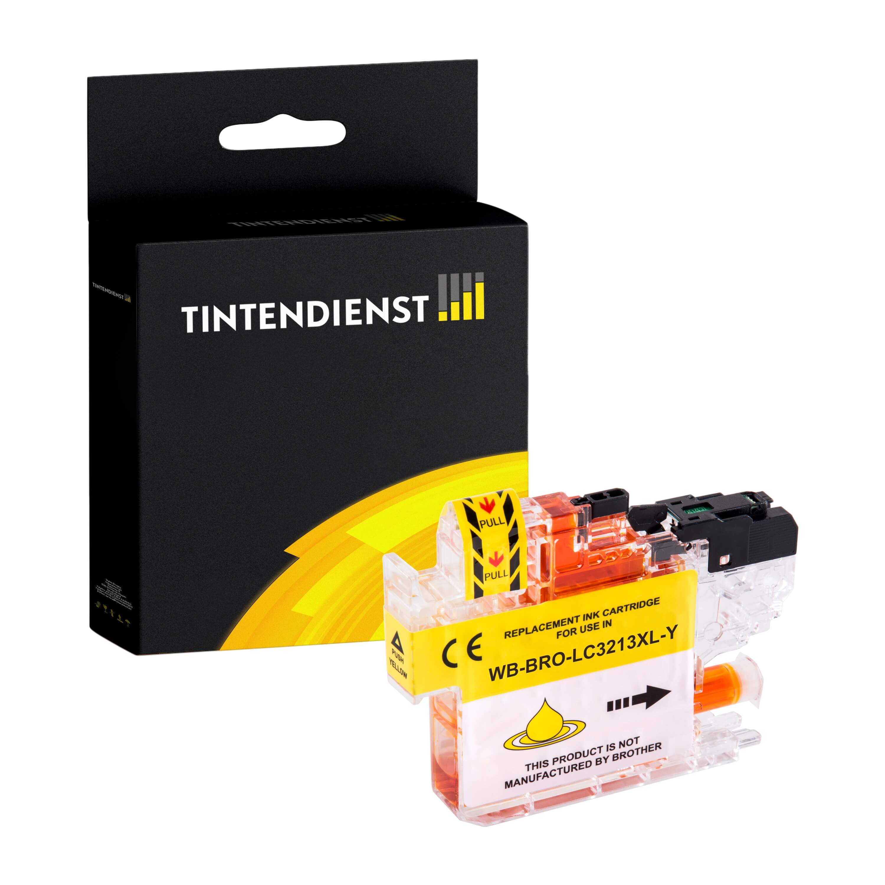 Druckerpatrone kompatibel für Brother MFC-J 497 DW (LC-3213Y) Gelb