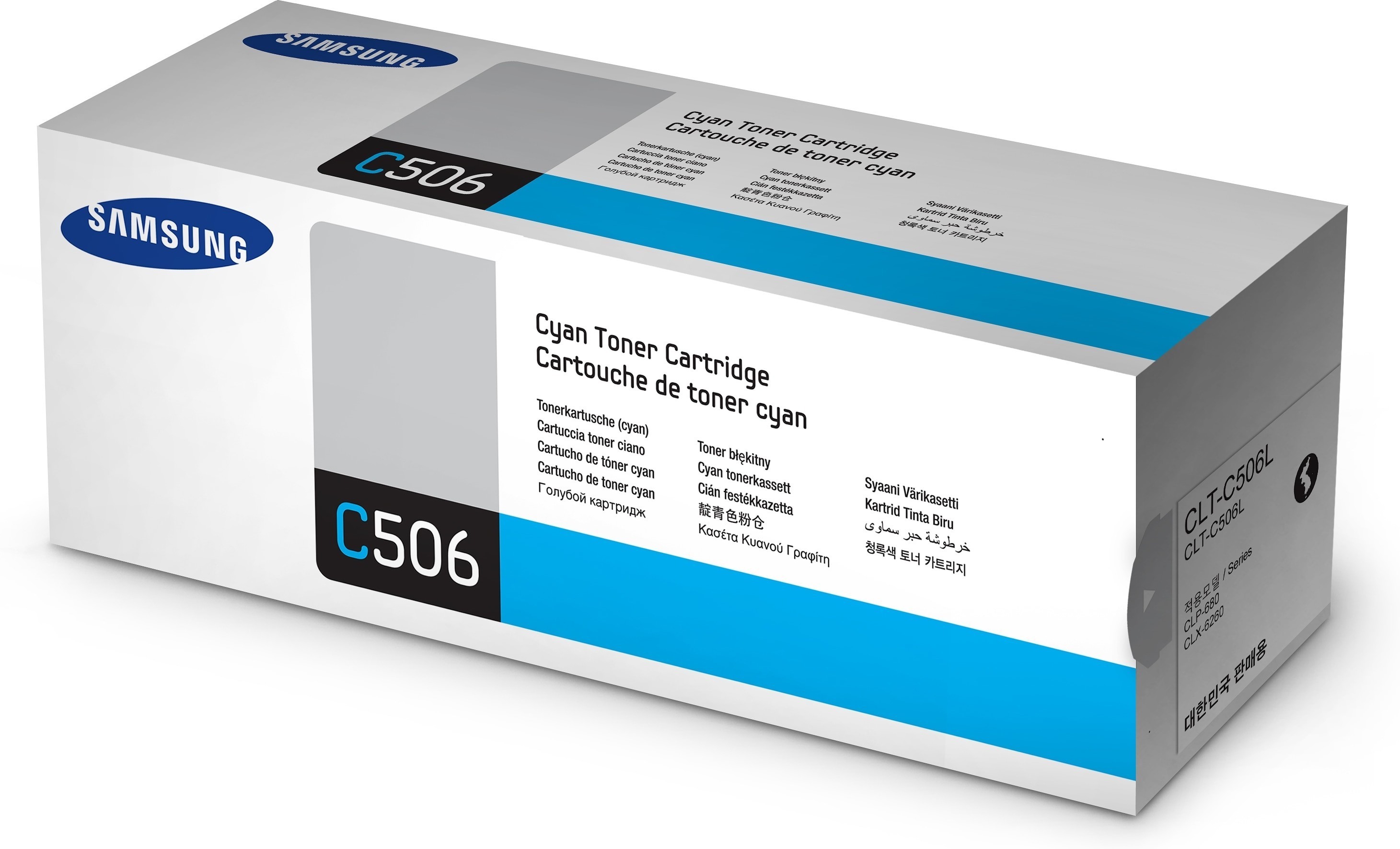 Original Toner Samsung CLP-680 ND (SU038A / CLT-C506L) Cyan
