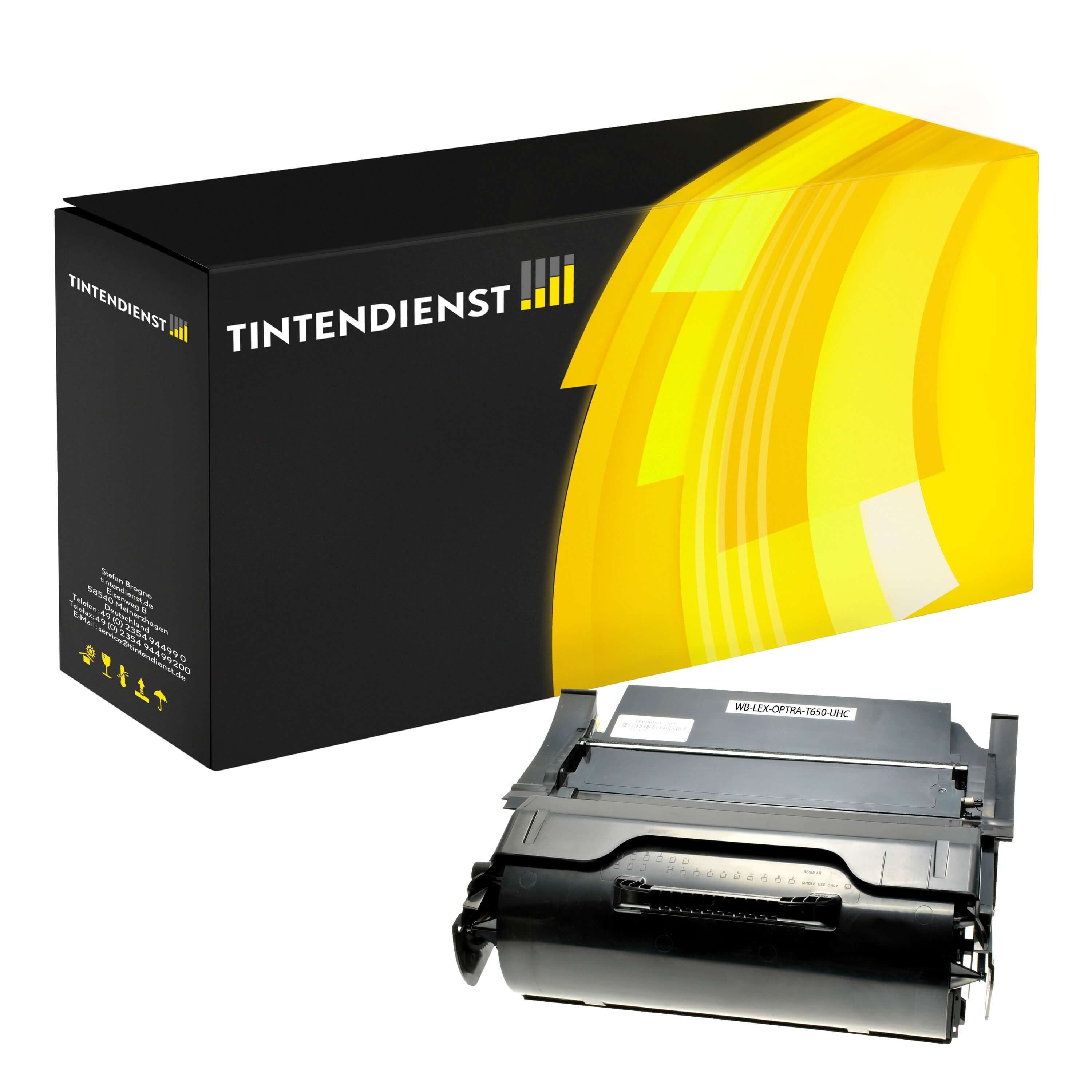 Toner kompatibel für Lexmark Optra T 654 N (T650H21E) Schwarz